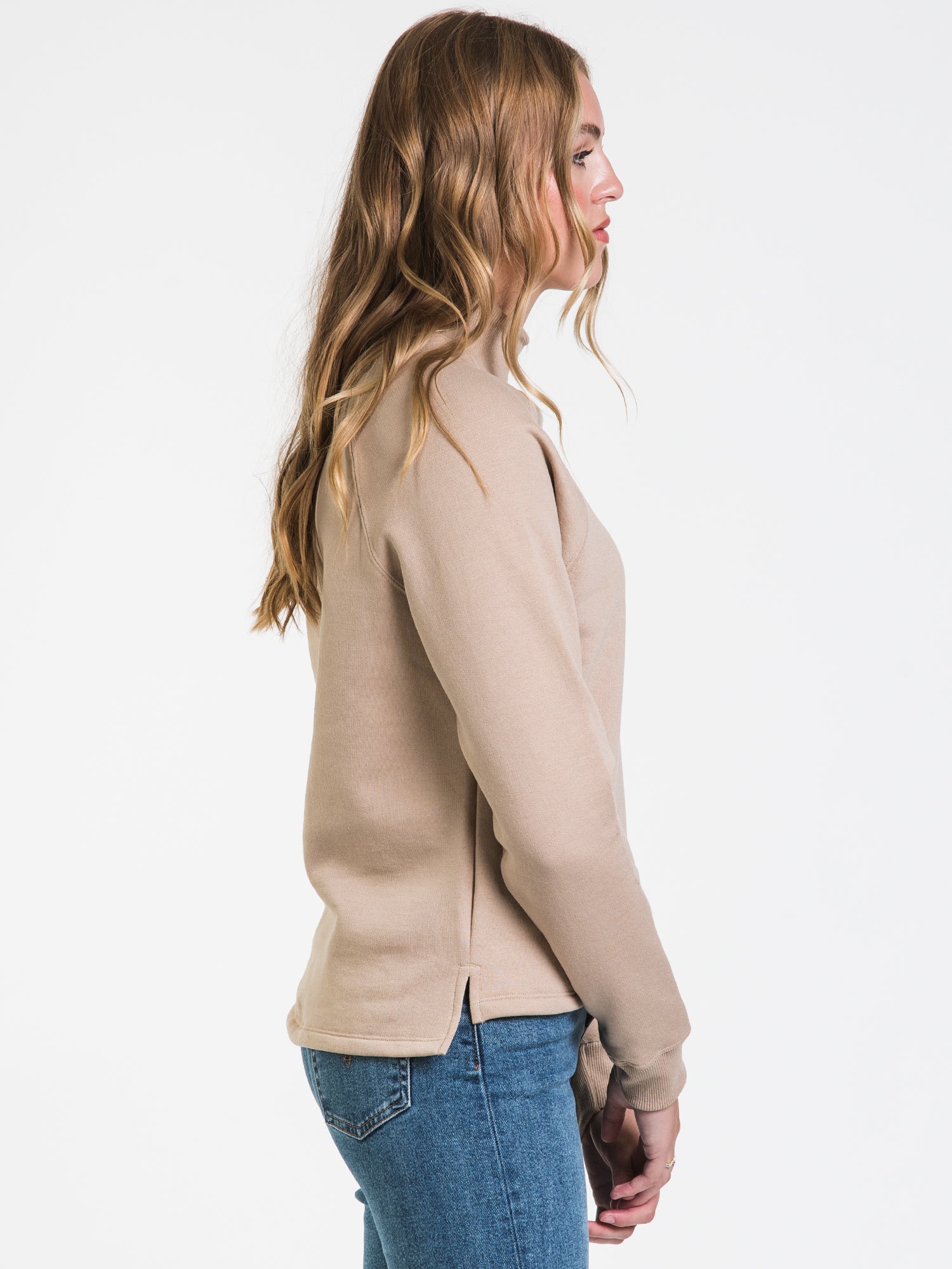 Champion Powerblend 'C' Mock Neck Sweatshirt - Soft & Comfortable Pullover for Men & Women | Perfect for Casual Wear, Gym, and Outdoor Activities