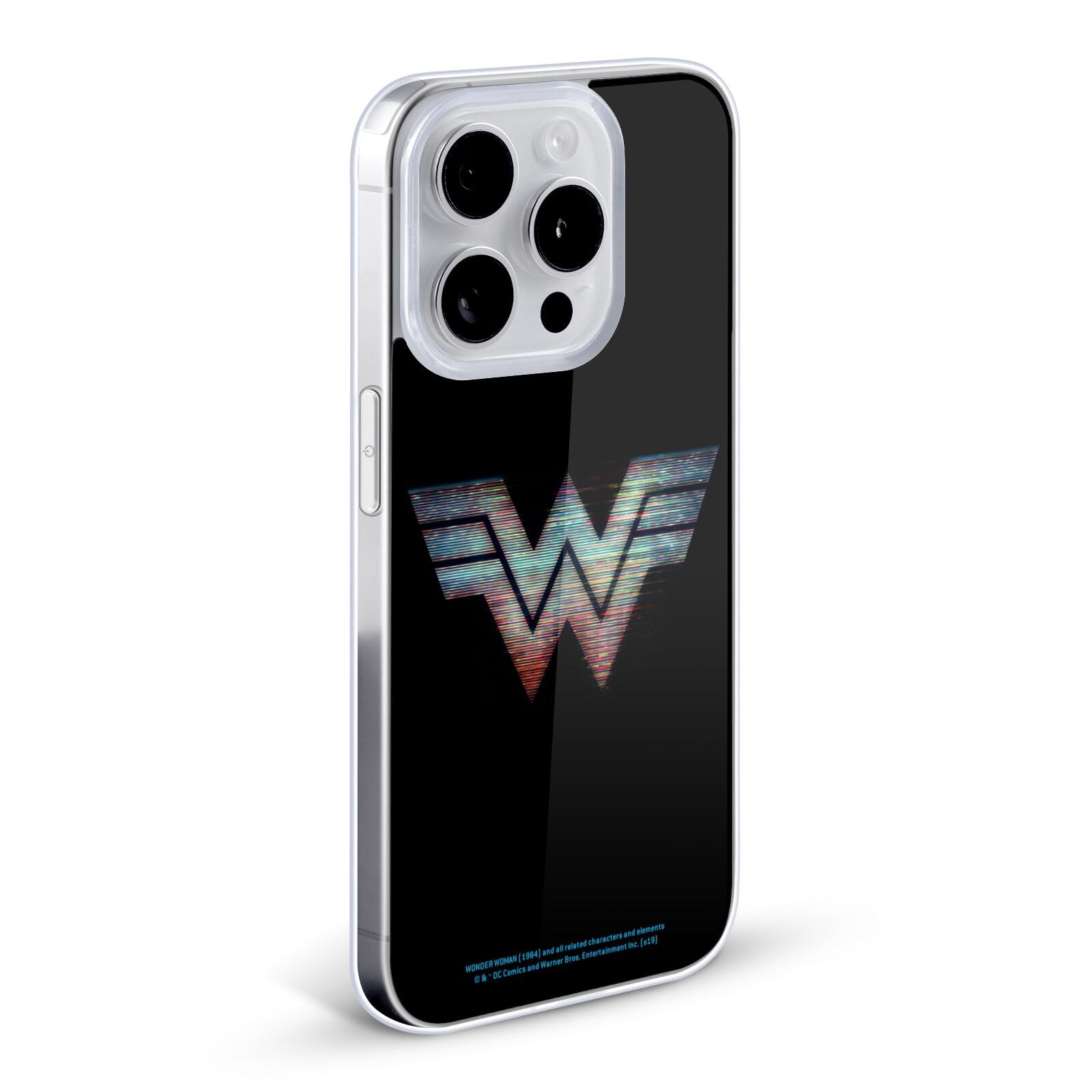 Officially Licensed Wonder Woman 1984 Main Logo Art Soft Gel Phone Case for Apple iPhone 7 Plus/8 Plus - Durable Protection with Stylish Superhero Design - Perfect for DC Fans, Movie Lovers & Everyday Use