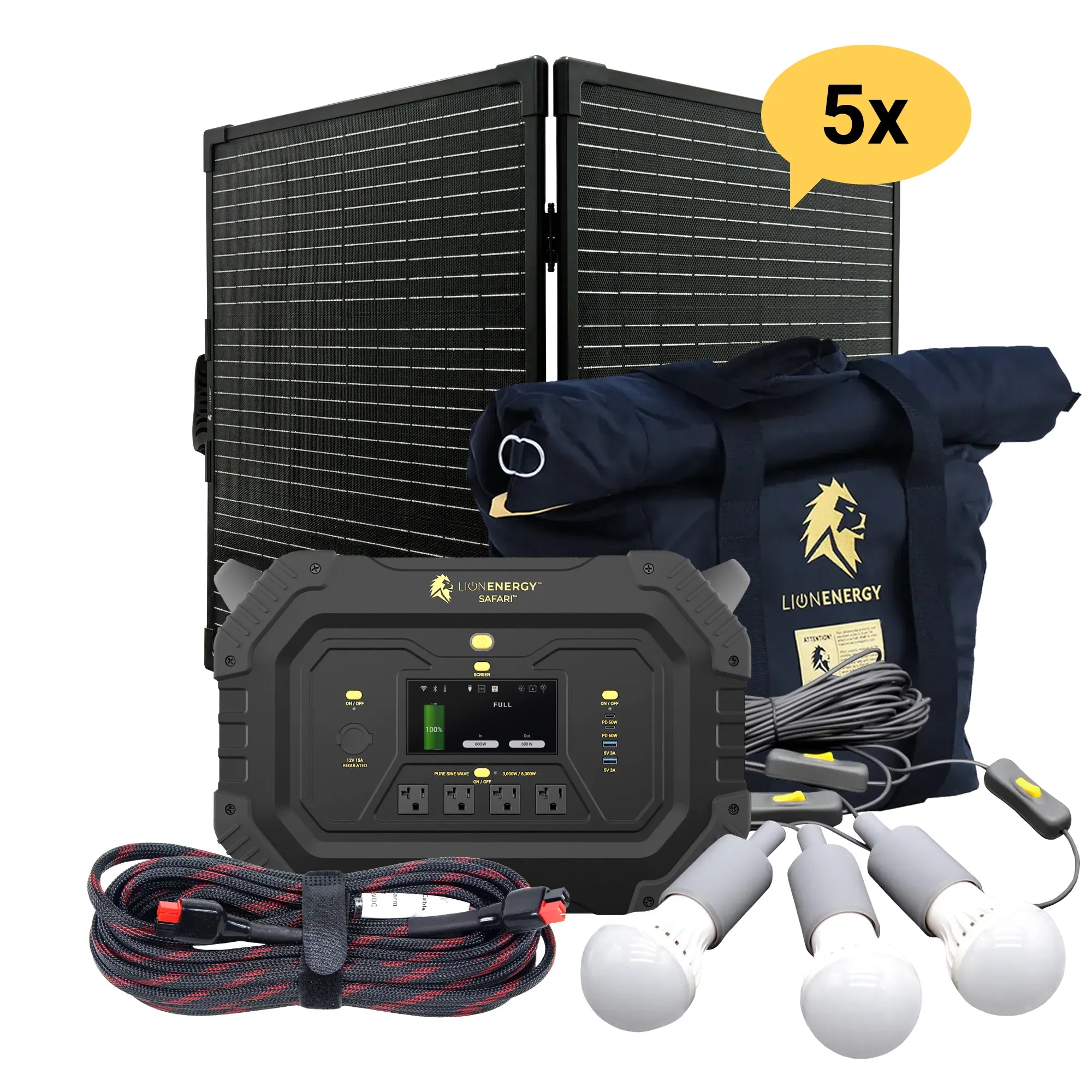 Portable Power Station 3000W 1612Wh LiFePO4 Battery - Solar Generator for Camping, RV, Emergency Backup & Outdoor Adventures
