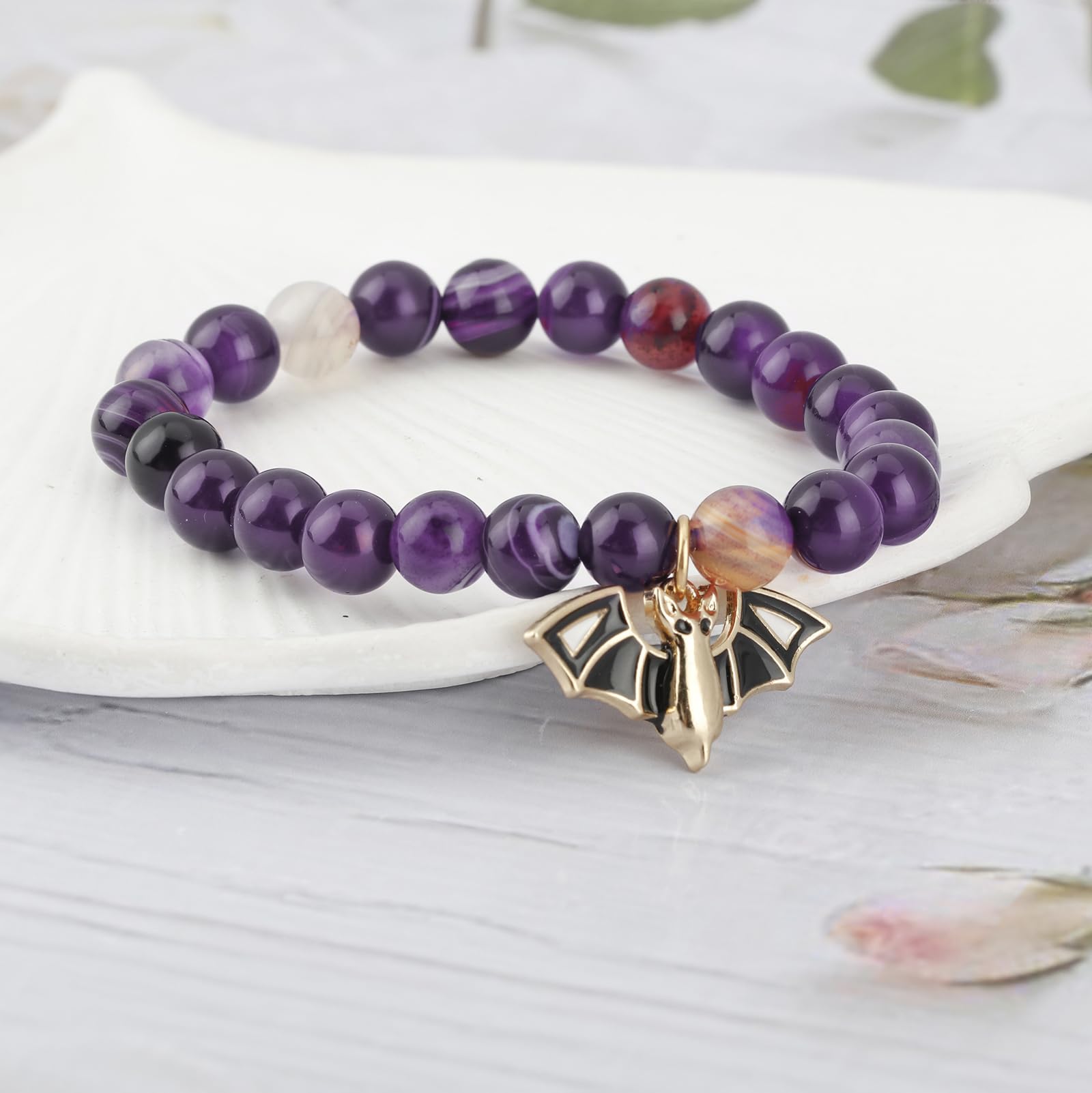 Butterfly Bracelet for Women - Inspirational Animal Jewelry with Natural Stone, Unique Birthday Gift for Her | Perfect for Everyday Wear, Special Occasions & Gift Giving