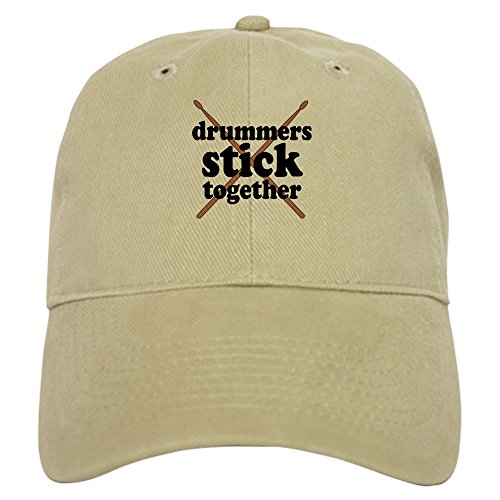 Khaki - Funny Drummers Stick Together Cap