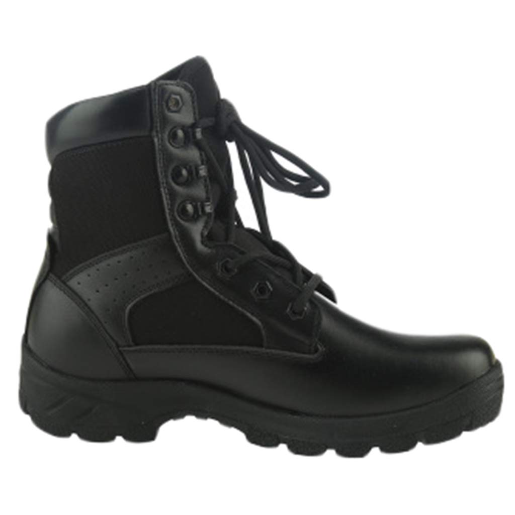 Men's Military Tactical Boots - Black Desert Combat Boots for Outdoor Hiking, Security & Cadet Duty | Durable Lace-Up Army Shoes for Adventure & Work
