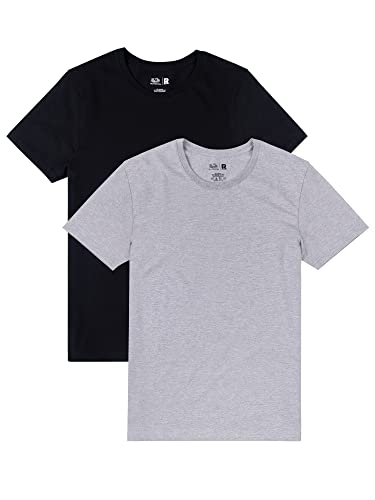 2 Pack - Black/Grey Heather