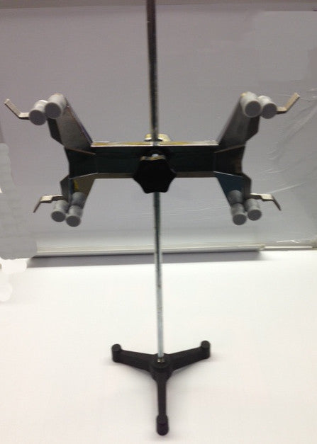 Premium Lab Burette Stand - Heavy Duty Metal Clamp for Chemistry Experiments & Titration - Perfect for Science Labs, Classrooms & Research Facilities