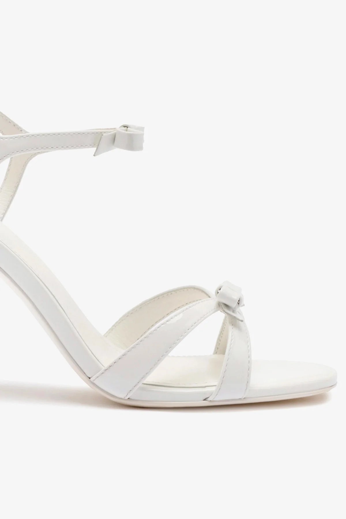 Brooks White Patent Leather Sandals for Women - Comfortable & Stylish Walking Shoes for Summer, Beach, and Casual Outings