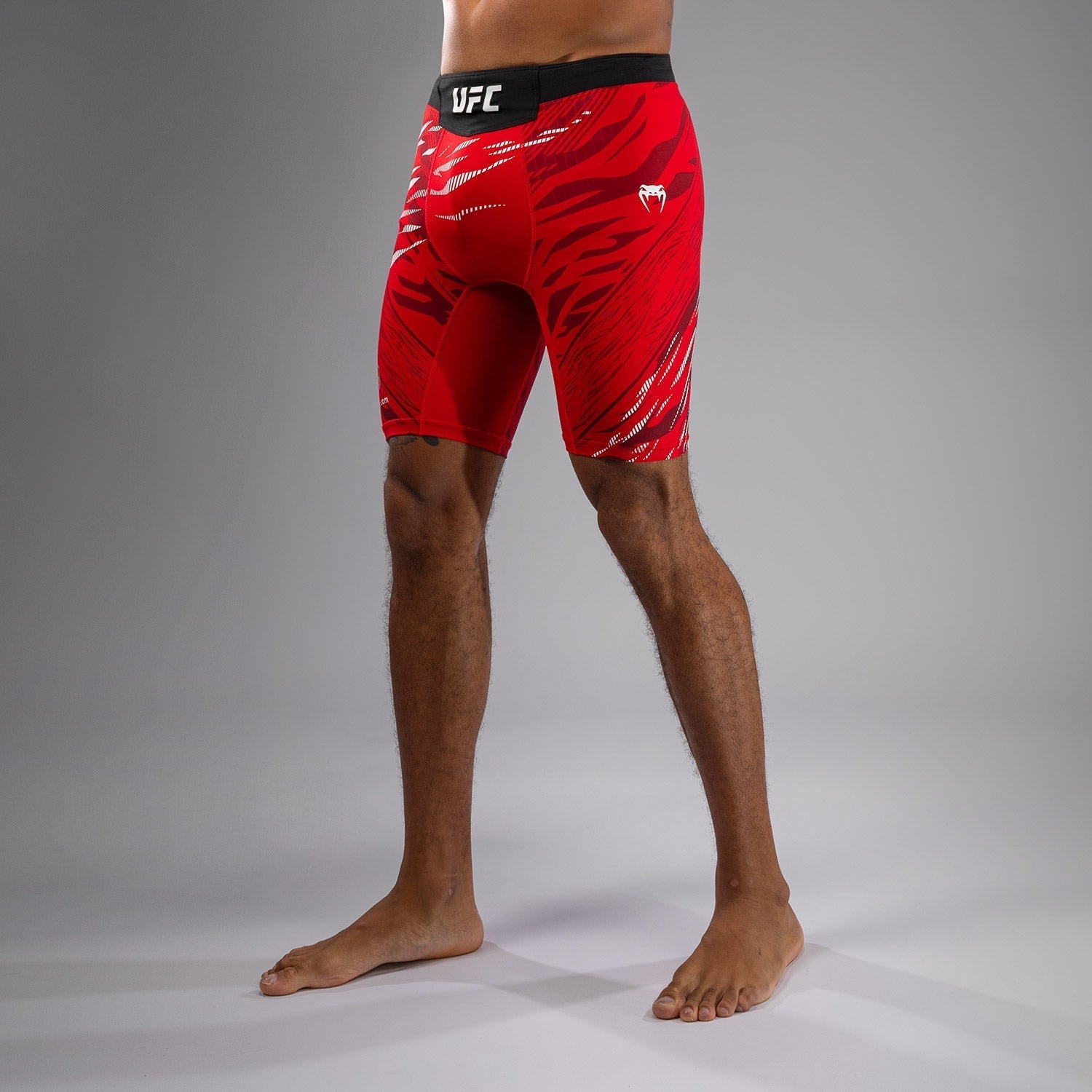 Venum UFC Fusion Authentic Fight Night Men's Vale Tudo MMA Shorts - Red | High-Performance Training & Competition Gear for MMA, BJJ & Muay Thai Fighters