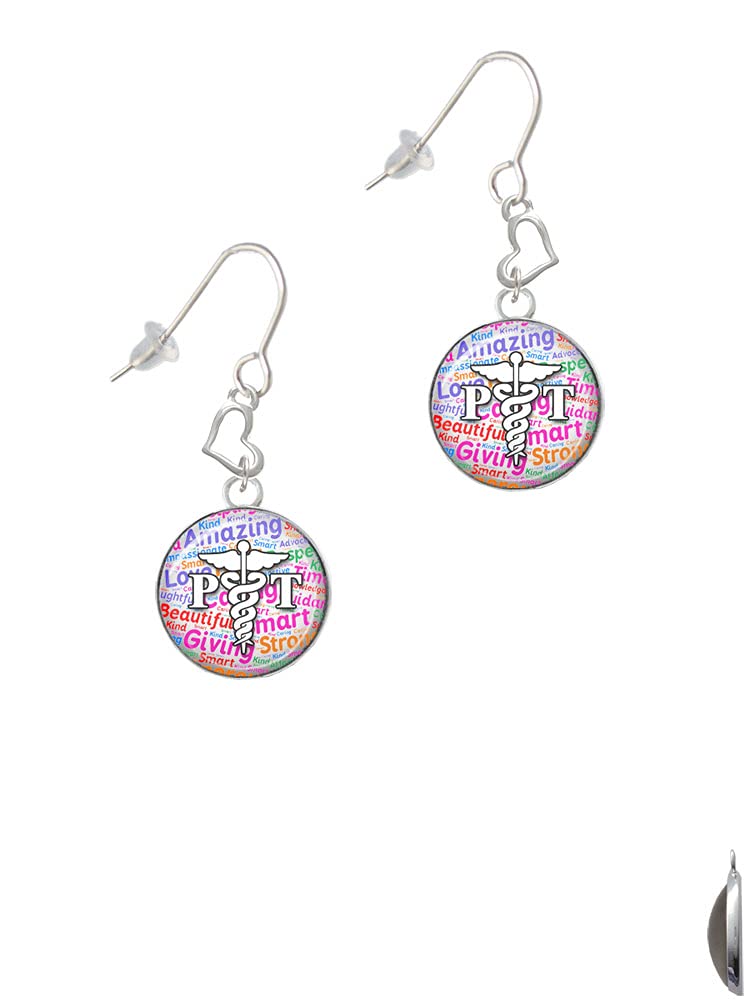 Silver Heart French Earrings for Women - Elegant Gift for Her