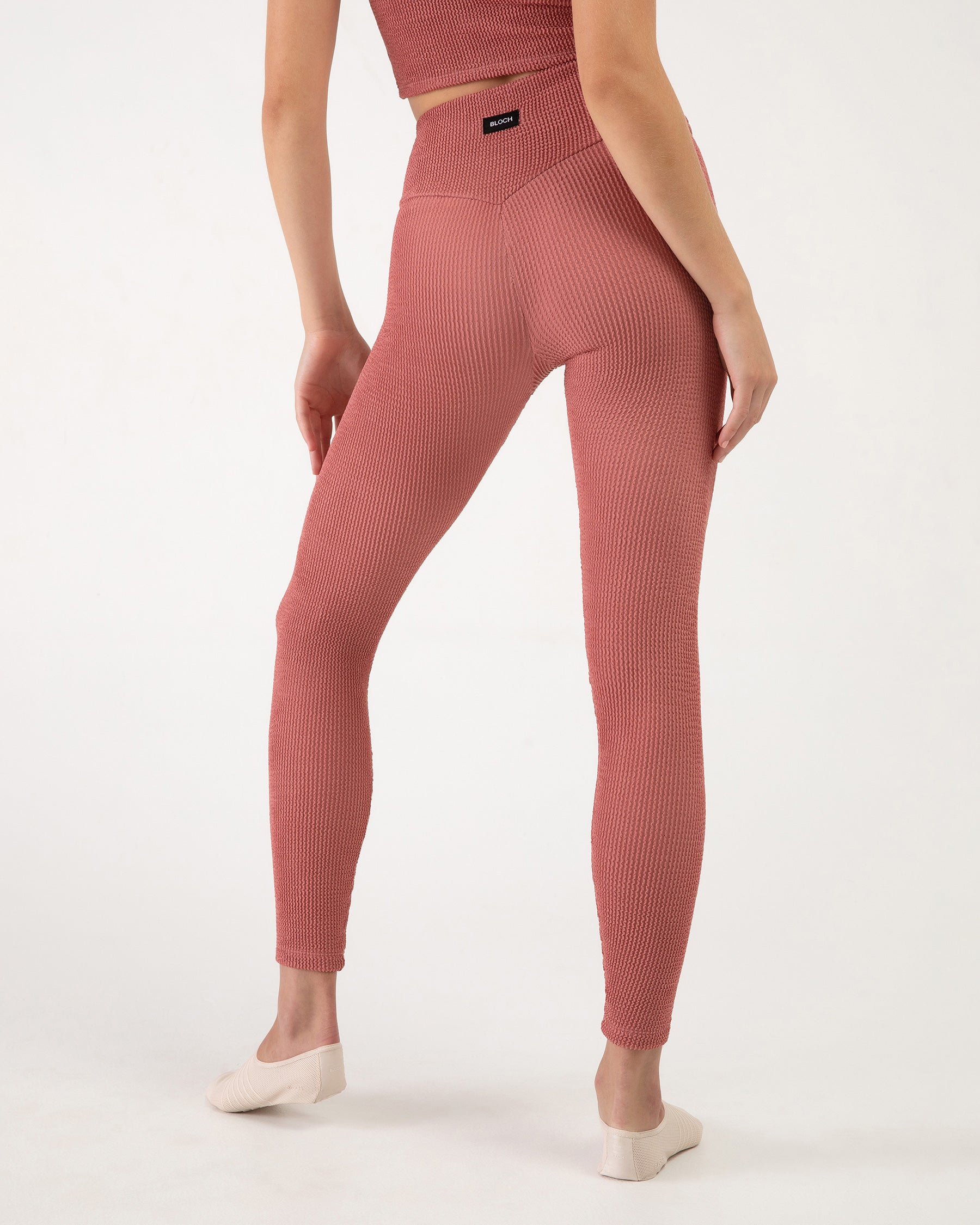 Crinkle Full Length Leggings for Women - High Waisted Stretchy Yoga Pants - Workout, Running, Lounge & Everyday Wear