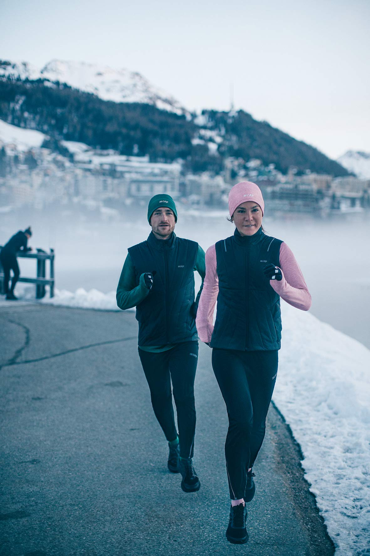 **CEP Women's Winter Run Pants - Black, Size S | Thermal Running Tights for Cold Weather & Outdoor Training**