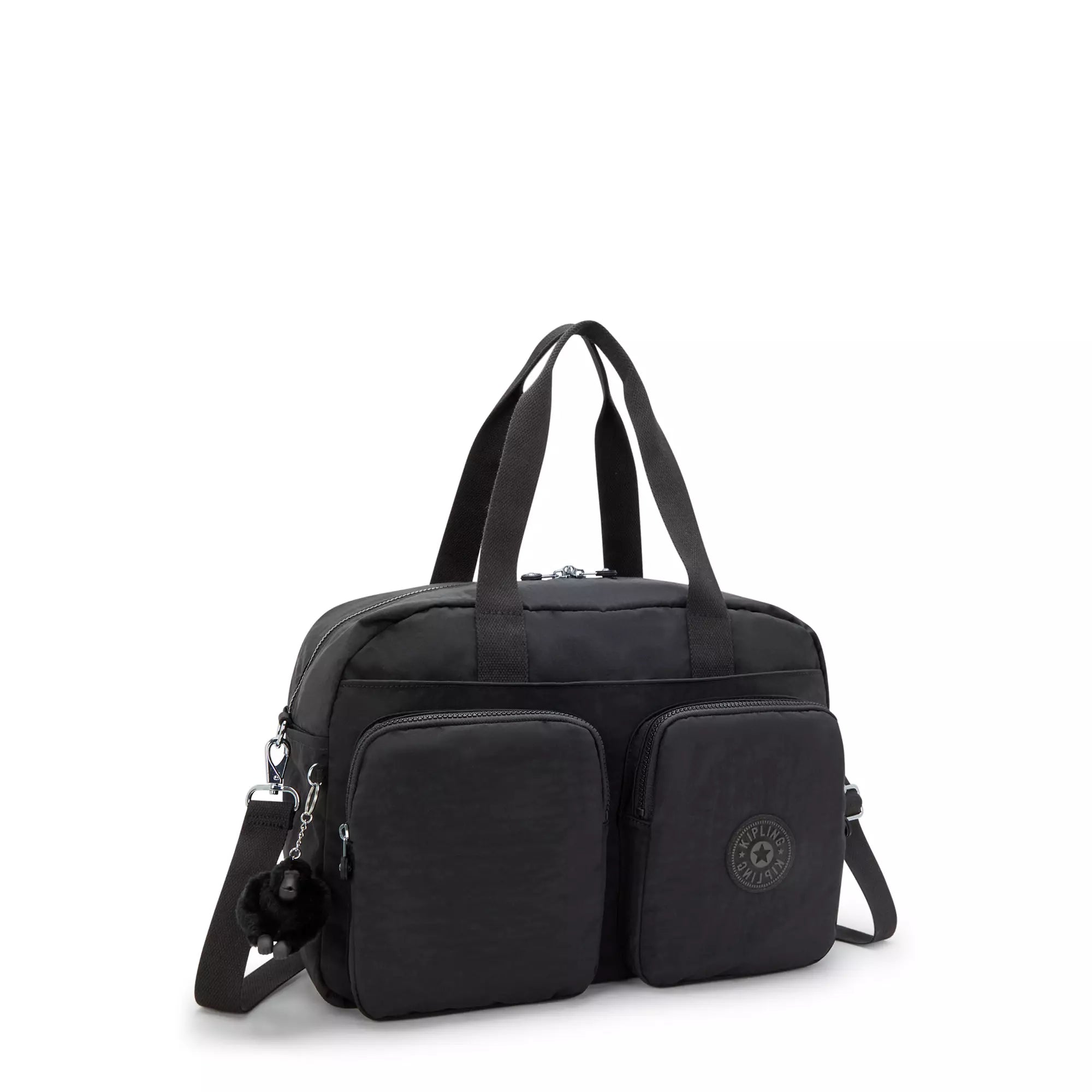 Kipling Defea Extra Large Weekender Duffle Bag - Black Noir - Perfect for Travel, Gym & Weekend Getaways