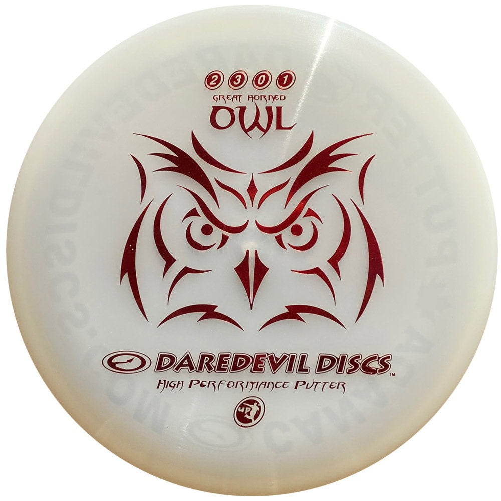 Daredevil Disc Golf Owl (HP) Putter - Premium Golf Disc for Putting Practice, Tournament Play & Outdoor Sports
