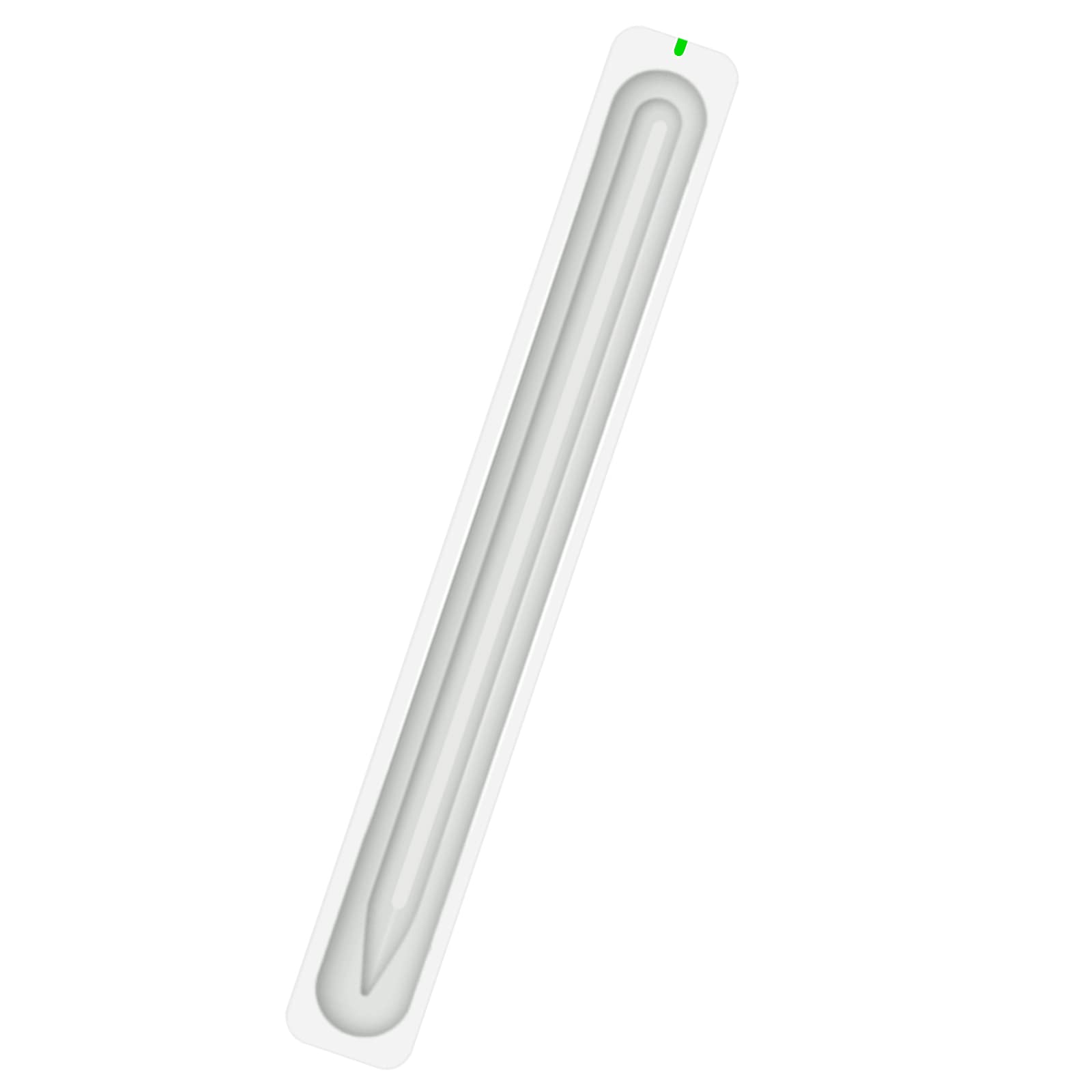 Apple Pencil 2nd Generation Charging Case - Magnetic Stand with USB Cable & LED Indicator | Anti-Slip Base for iPad Pro/Pencil 2 | Perfect for Artists, Students & Professionals (White)