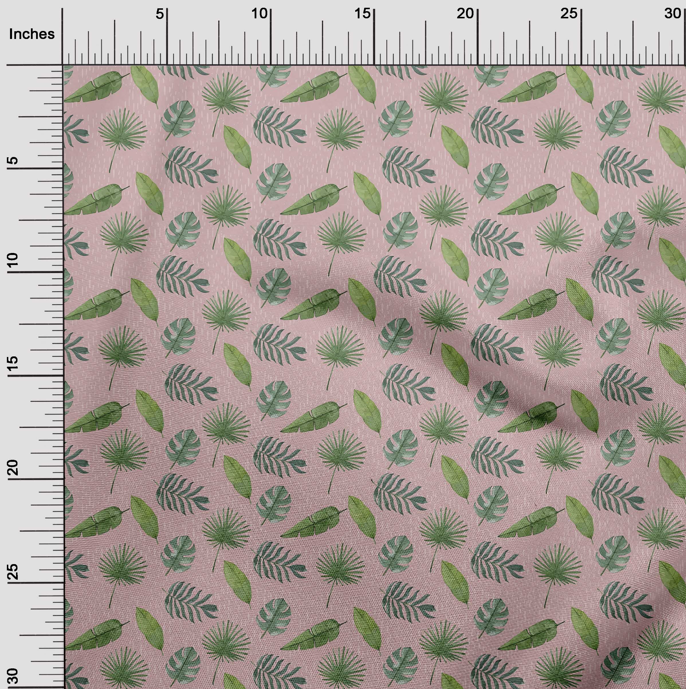 oneOone Cotton Cambric Pink Fabric - Ocean Underwater Life Print Dress Material - 56 Inch Wide Fabric by The Yard - Perfect for DIY Dresses, Quilting & Home Decor Projects