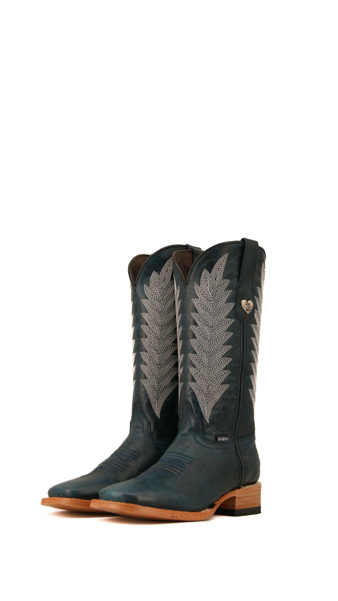 Sierra Square Toe Cowgirl Boots for Women - Western Riding Boots with Comfortable Cushion - Perfect for Country Dancing, Rodeo & Outdoor Adventures