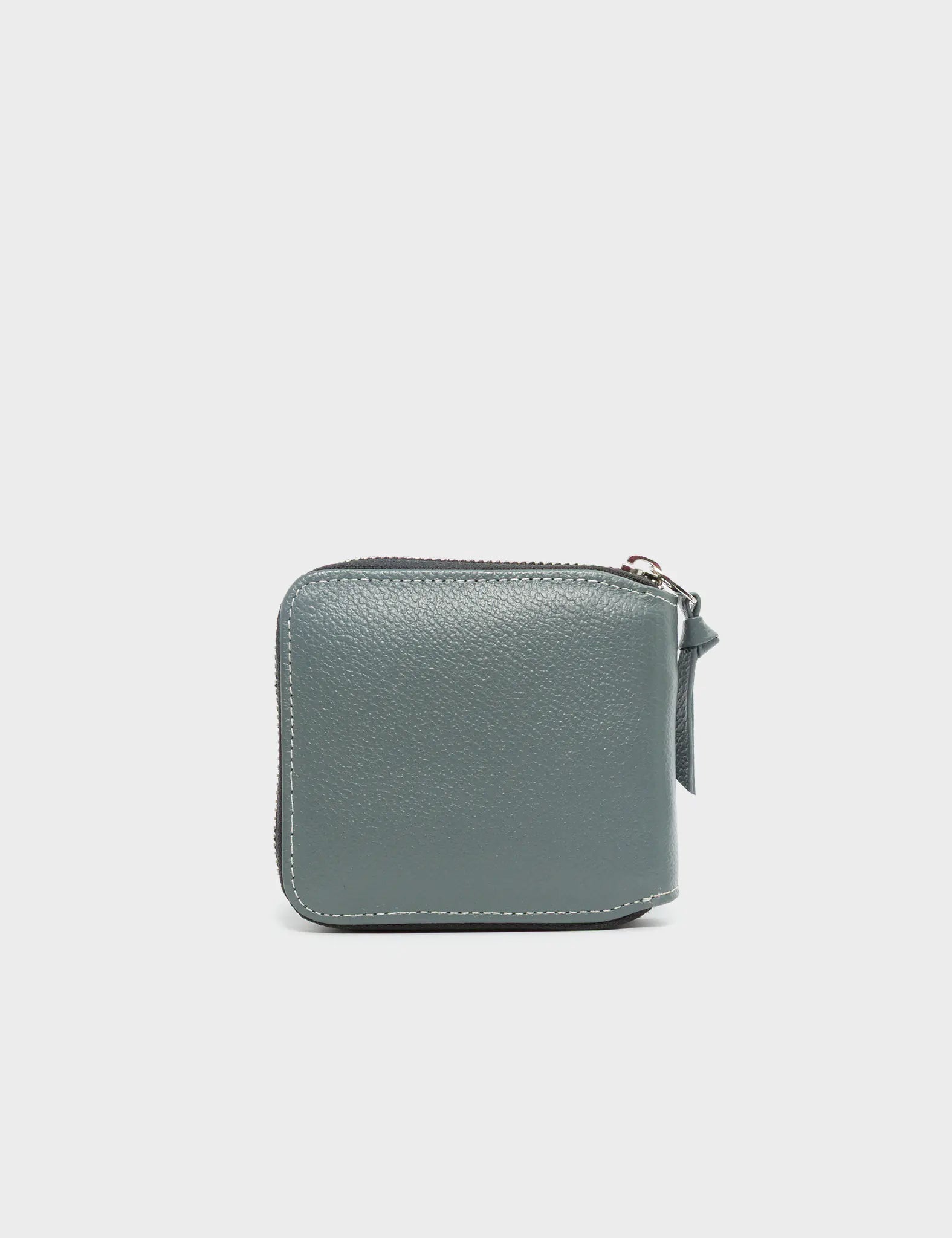 Fedor Stormy Gray Genuine Leather Wallet with Pigeonista Embroidery - Stylish RFID Blocking Bifold Wallet for Men, Perfect for Everyday Carry, Travel & Business (Gift Idea)