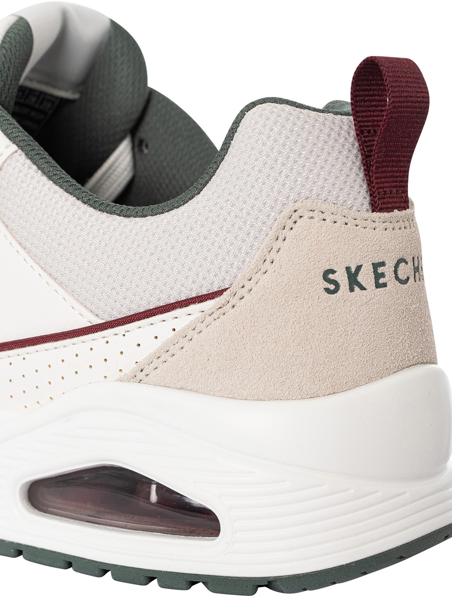 Skechers Men's Uno Retro White Sneakers - Comfortable Casual Shoes for Walking, Running & Everyday Wear