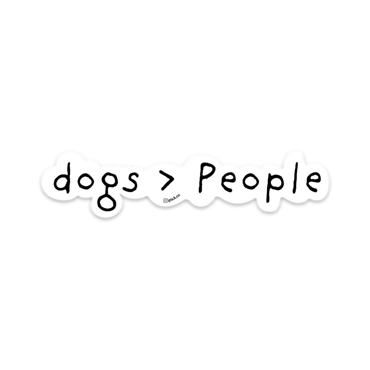 Funny Dogs vs People Vinyl Stickers (10 Pack) - Waterproof & Durable for Laptops, Water Bottles, Notebooks & DIY Crafts