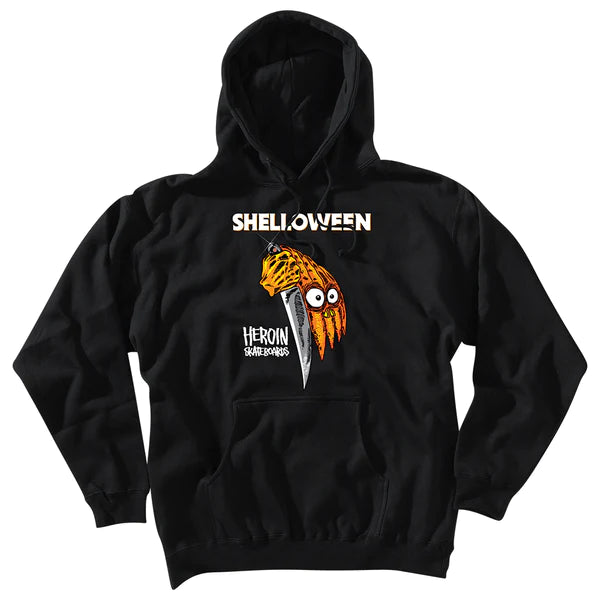 Halloween Black Hoodie for Men & Women - Gothic Punk Style Pullover Sweatshirt | Perfect for Halloween Costumes, Cosplay, and Streetwear Fashion