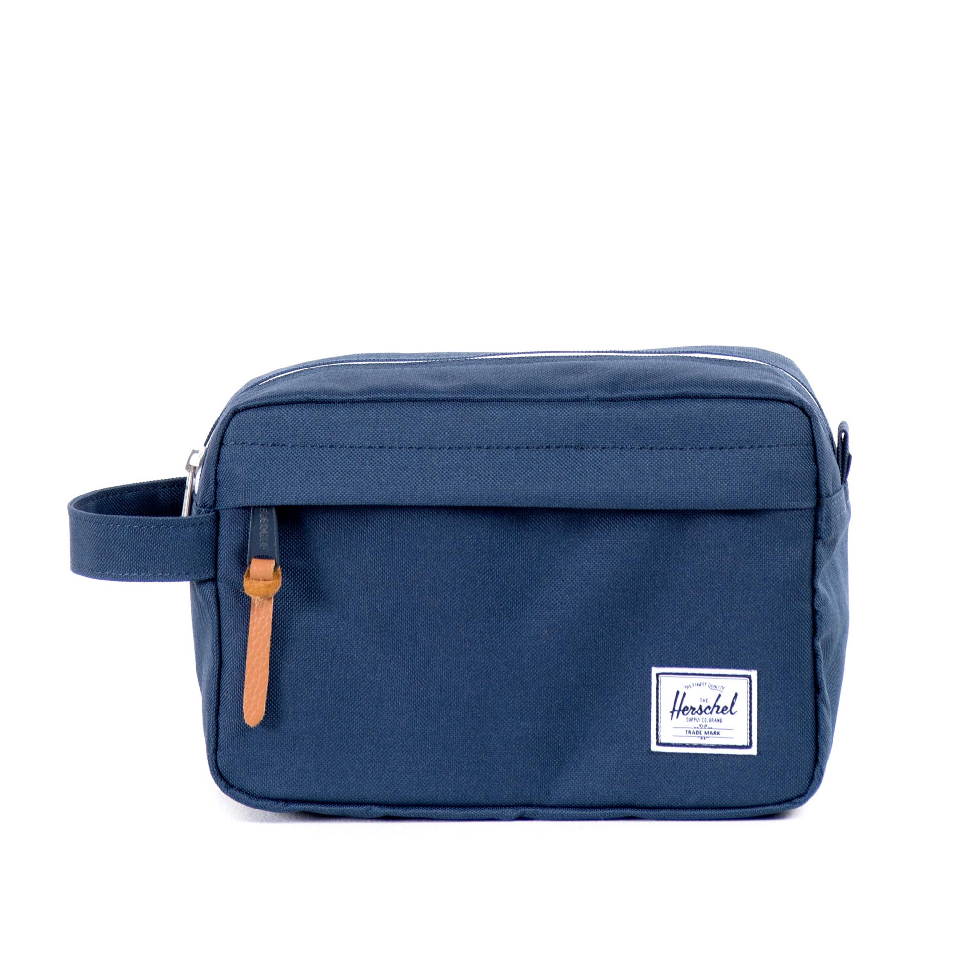 Herschel Chapter Travel Kit - Compact Toiletry Bag for Men & Women, Water-Resistant Navy Blue Organizer - Perfect for Gym, Travel, and Weekend Getaways