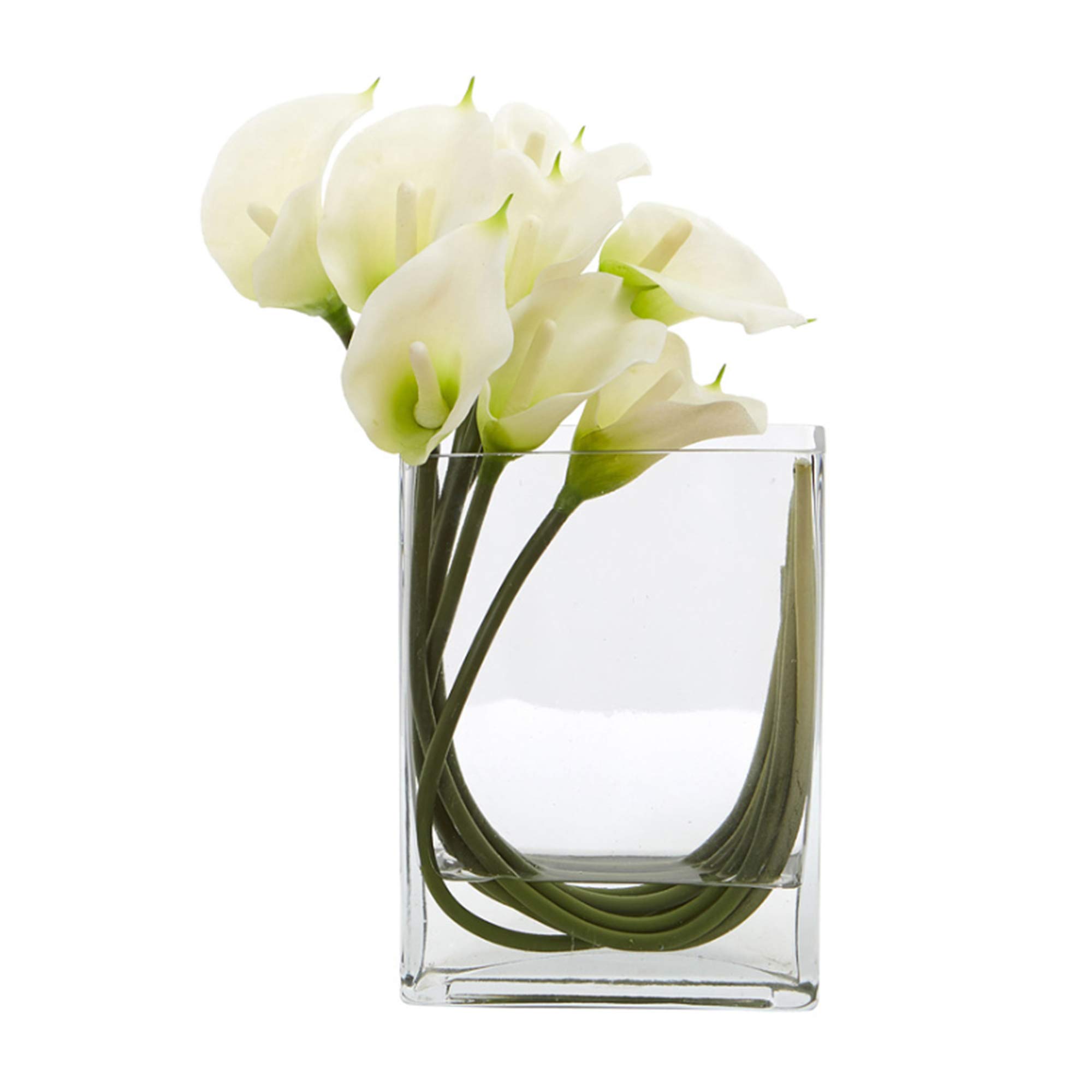 WGV Clear Glass Rectangle Block Vase Bulk - 3