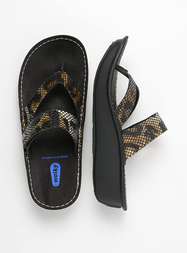 Wolky Women's Comfortable Flat Sandals - Breathable & Lightweight Summer Walking Shoes for Beach, Travel & Casual Outfits