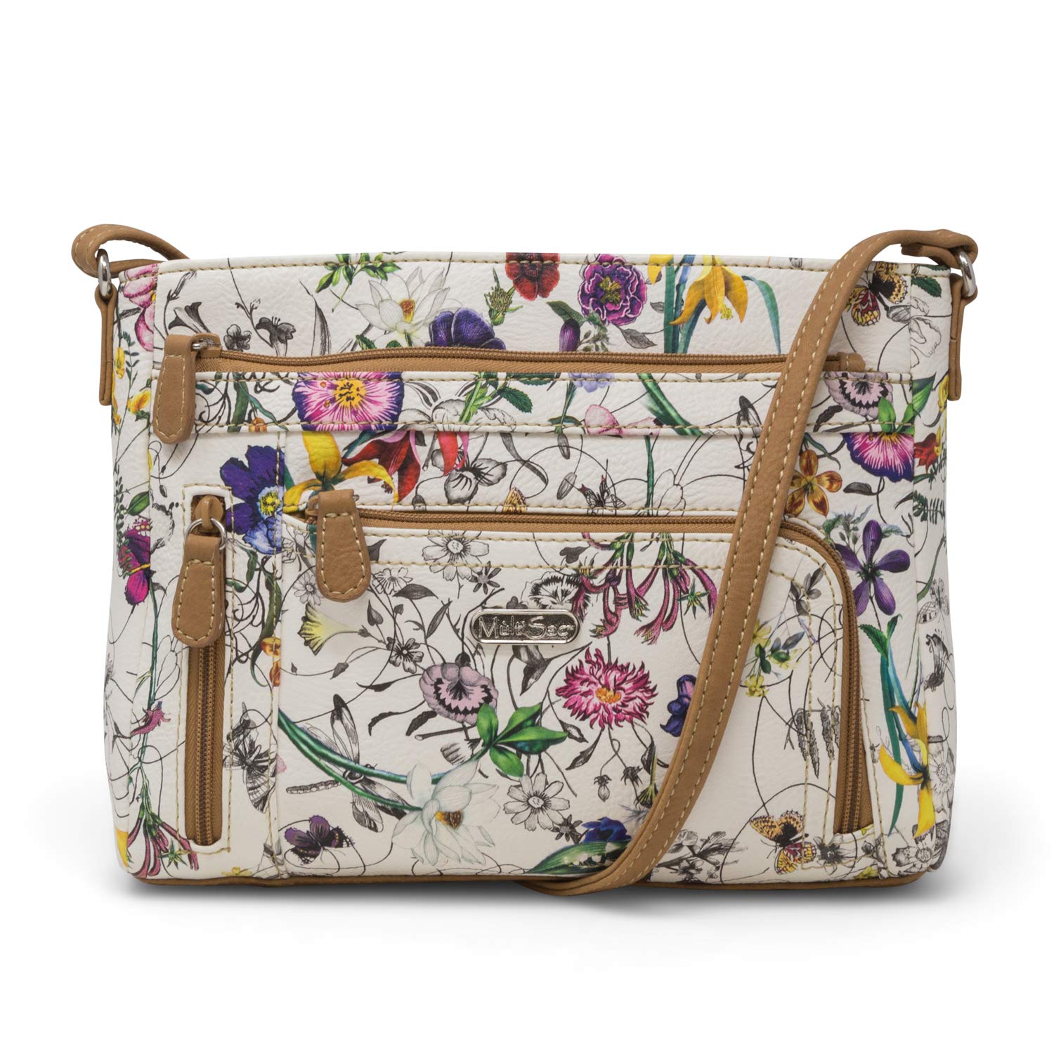 Stylish MultiSac Summerville East West Crossbody Bag for Women - Trendy Shoulder Purse with Adjustable Strap, Perfect for Travel, Shopping & Daily Use