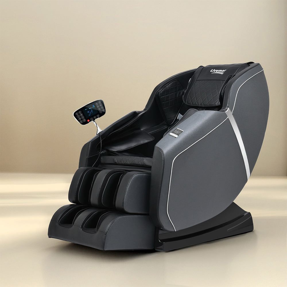Livemor Electric Massage Recliner Chair with Full Body Shiatsu Massage - Perfect for Home, Office & Relaxation Therapy
