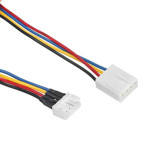 12CM 4-Pin PWM Computer Cooling Fan Female to 4-Pin GPU Fan Male Adapter - Perfect for PC Cooling System Upgrade & GPU Fan Replacement