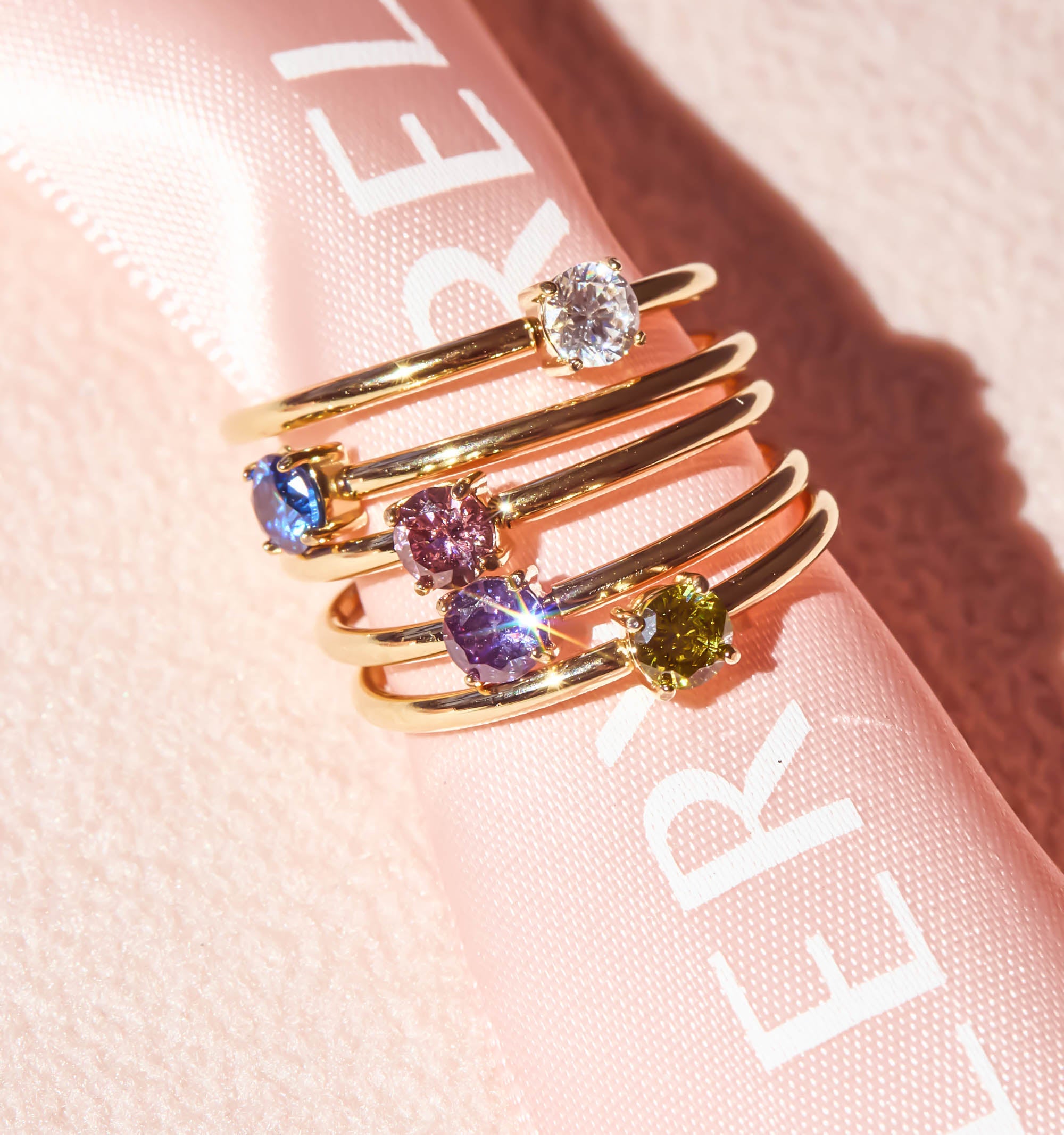 Birthstone Rings for Women - Personalized Zodiac & Birth Month Jewelry Gifts for Mom, Wife, Daughter | Perfect for Birthdays, Anniversaries & Special Occasions