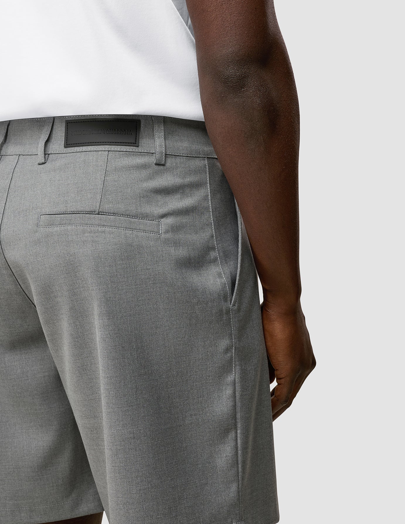 Siena Shorts for Women - Soft Cloud Grey High Waisted Comfortable Casual Shorts | Perfect for Summer, Yoga, Travel & Lounge Wear