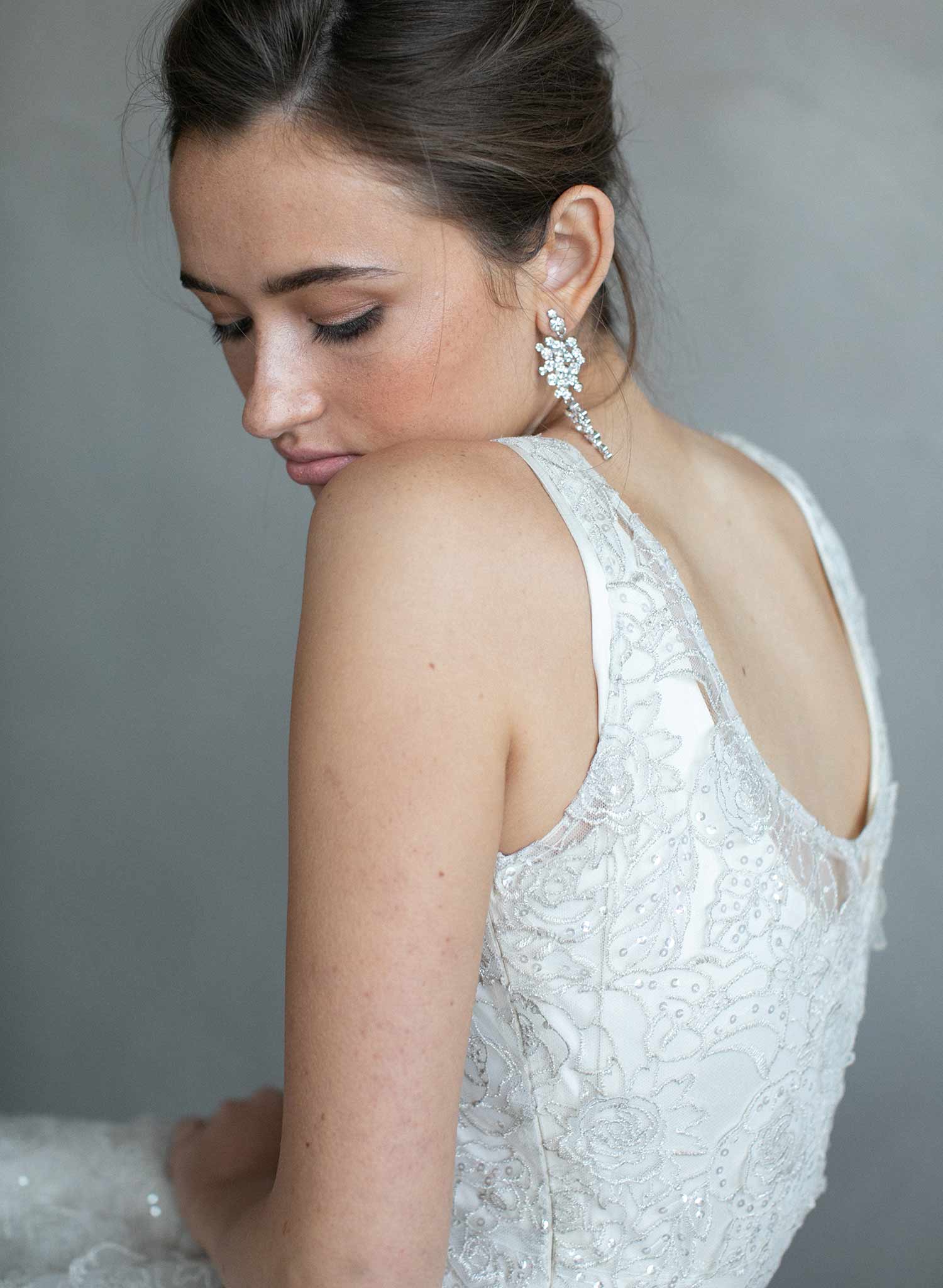 Champagne Bubbles Drop Earrings - Elegant Dangling Jewelry for Women | Style #976 | Perfect for Parties, Weddings & Special Occasions