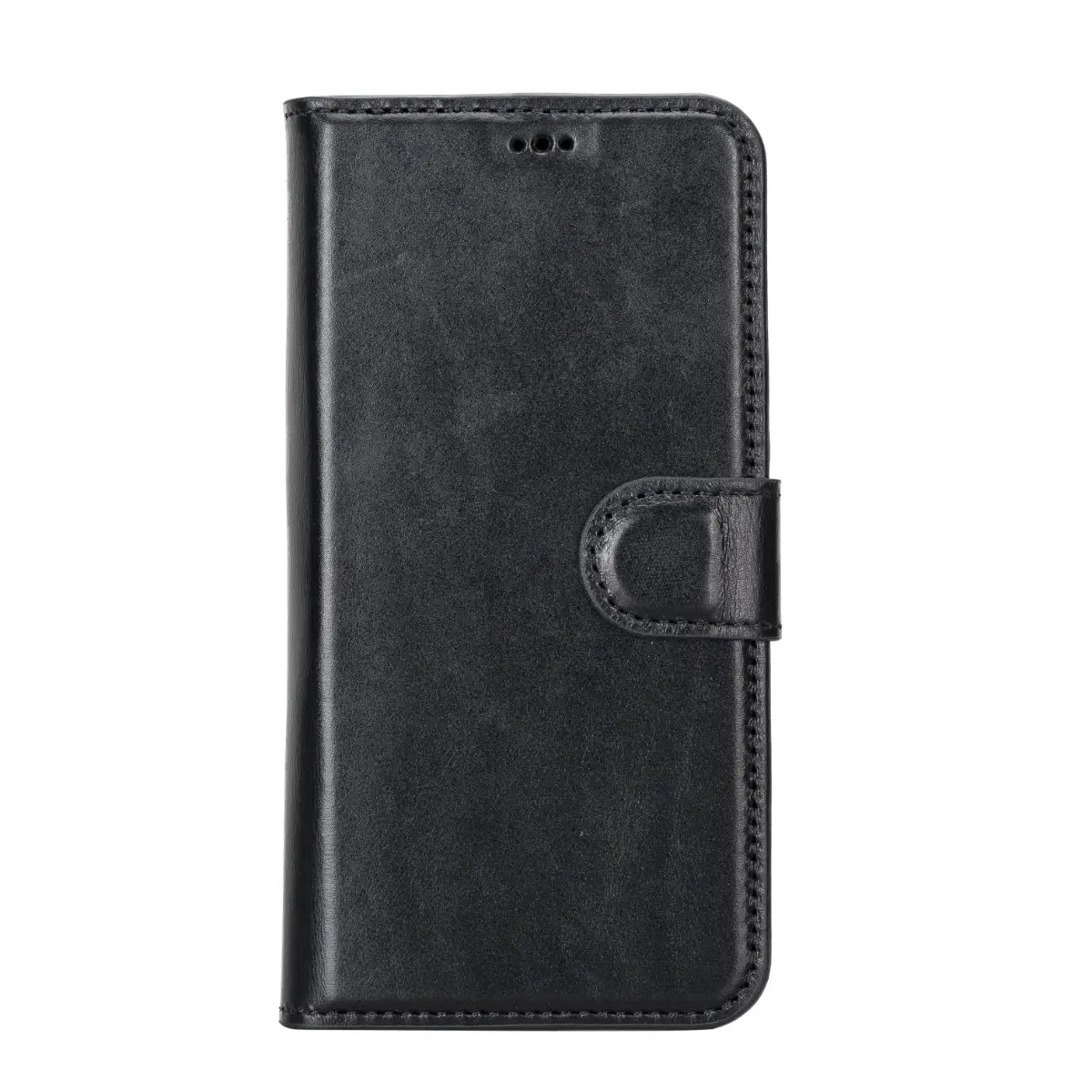 Premium Black Leather Wallet Case for iPhone 14 Pro - Slim RFID Blocking Phone Cover with Card Slots | Perfect for Everyday Use, Travel & Business Meetings