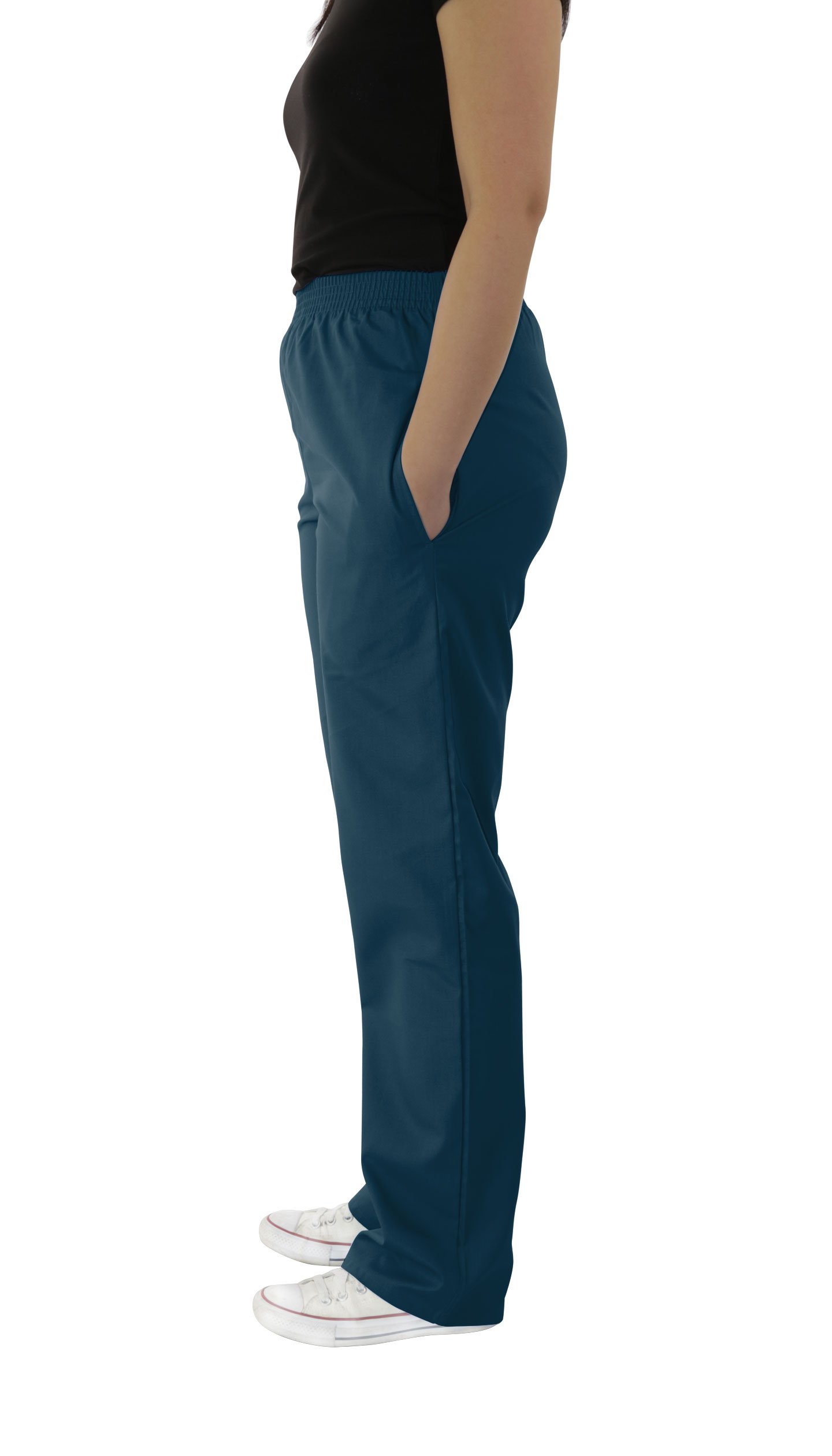 Unisex Ultrasoft Classic Scrub Pants with Elastic Waist - Comfortable Medical Scrubs & Cargo Pants for Doctors, Nurses & Healthcare Professionals | Perfect for Hospitals, Clinics & Long Shifts