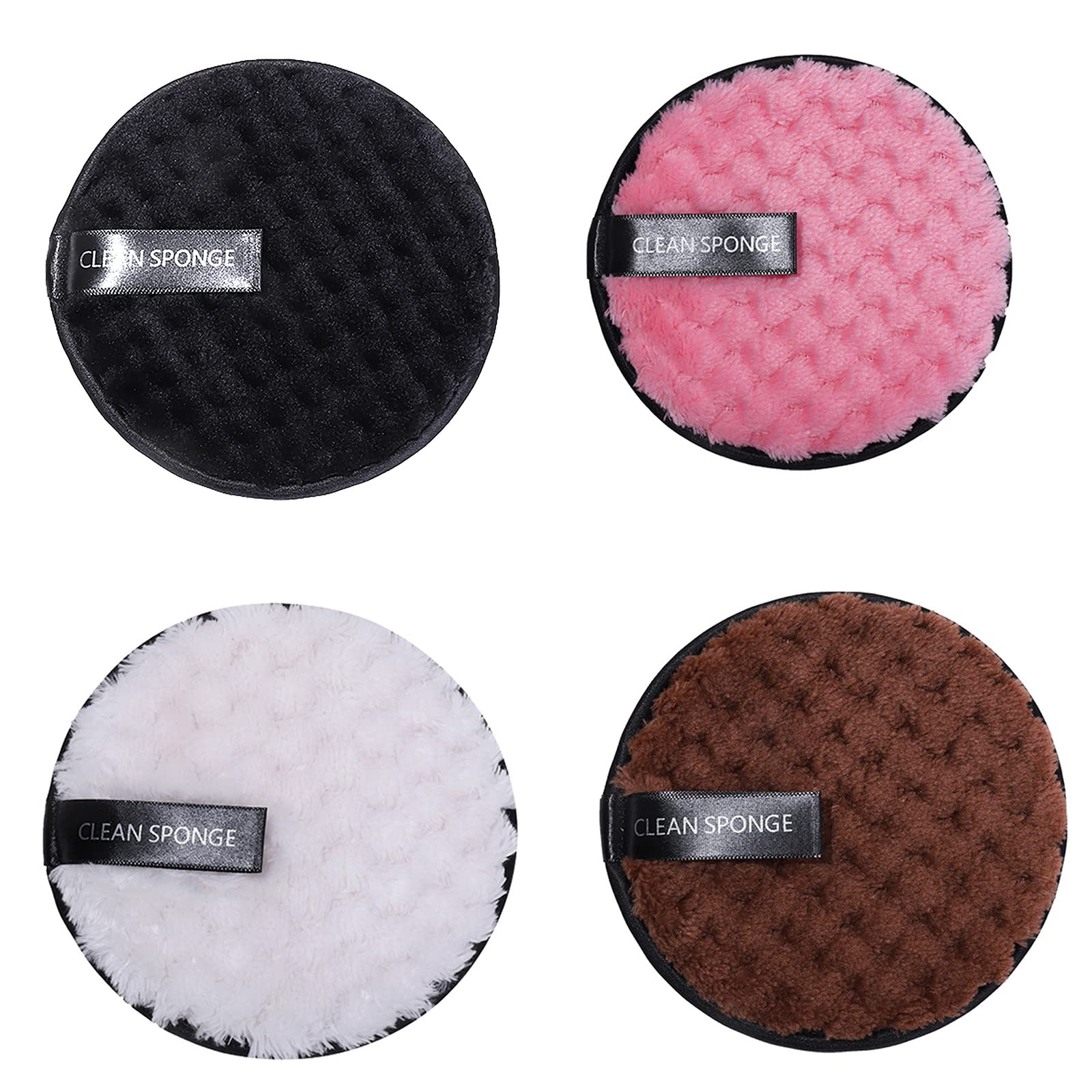 Eco-Friendly Reusable Makeup Remover Pads - Soft Microfiber Face Cloths for All Skin Types | Gentle Makeup-Eraser & Cleansing Pads | Perfect for Daily Makeup Removal, Travel & Sustainable Beauty Routine