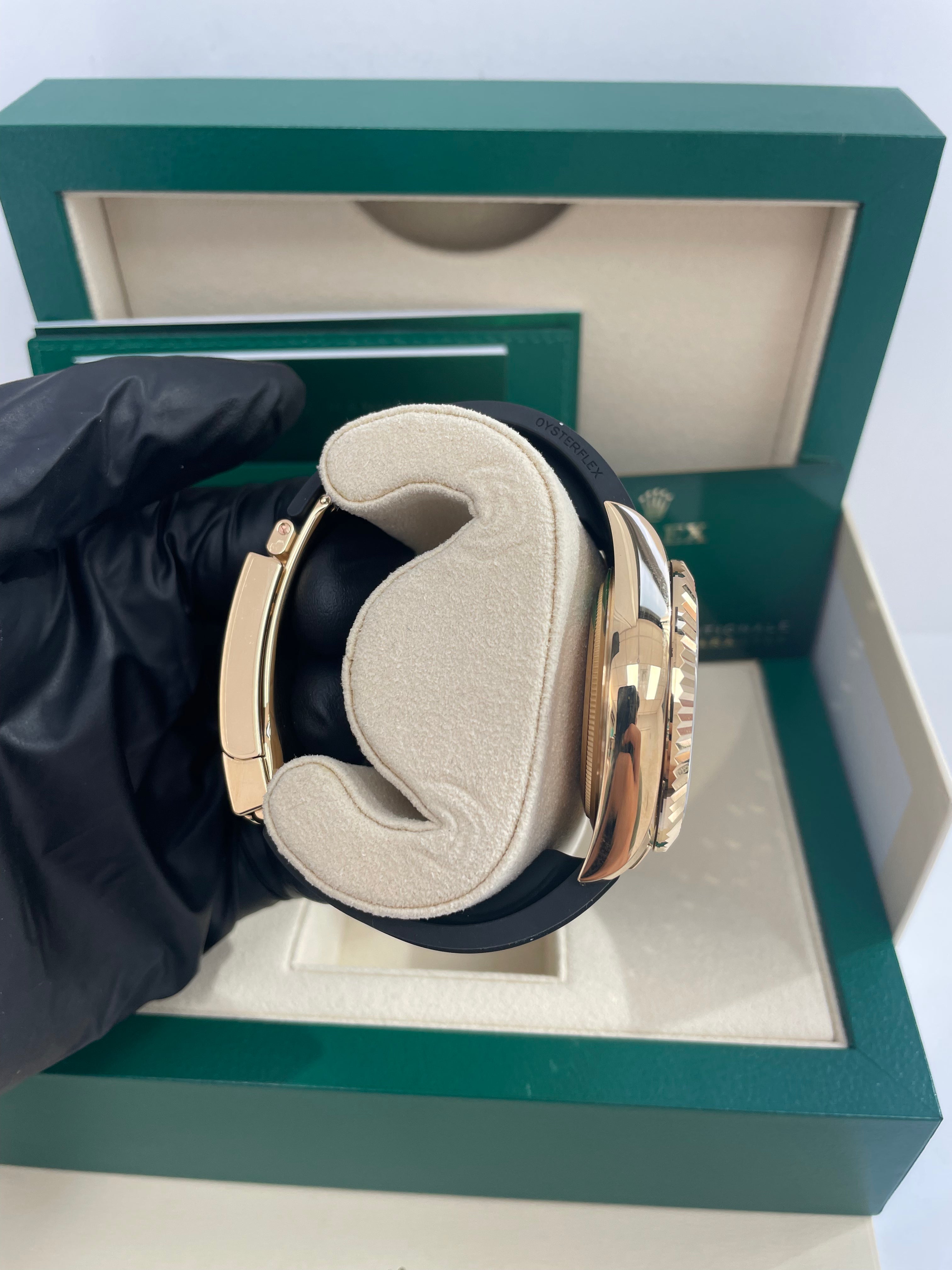 Rolex Sky-Dweller 326238 - 18K Yellow Gold Watch with White Index Dial & Oysterflex Bracelet | Luxury Men's Timepiece for Business, Travel & Special Occasions