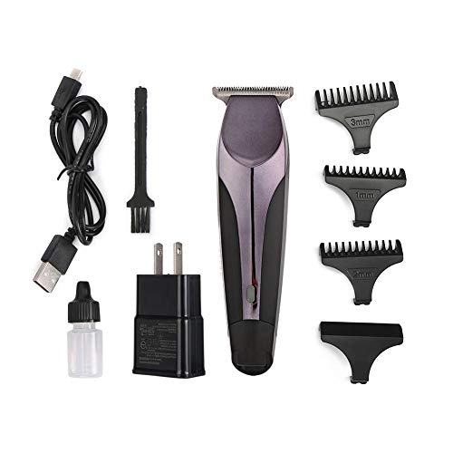 Professional Rechargeable Hair Trimmer & Clipper for Men, Women & Kids - Cordless Electric Hair Cutter with US Plug - Perfect for Home Haircuts, Salon Styling & Beard Trimming
