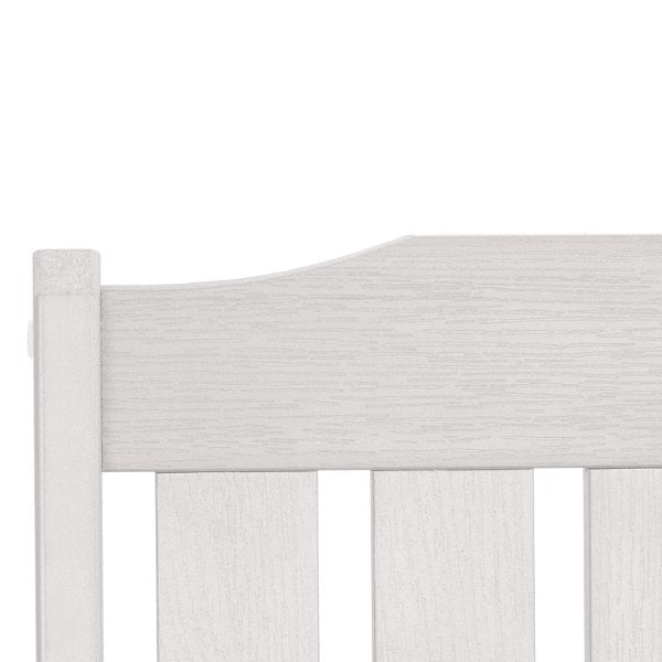 Lehigh Synthetic Wood Garden Bench - Weather-Resistant Outdoor Seating for Patio, Backyard & Garden - Durable & Low Maintenance
