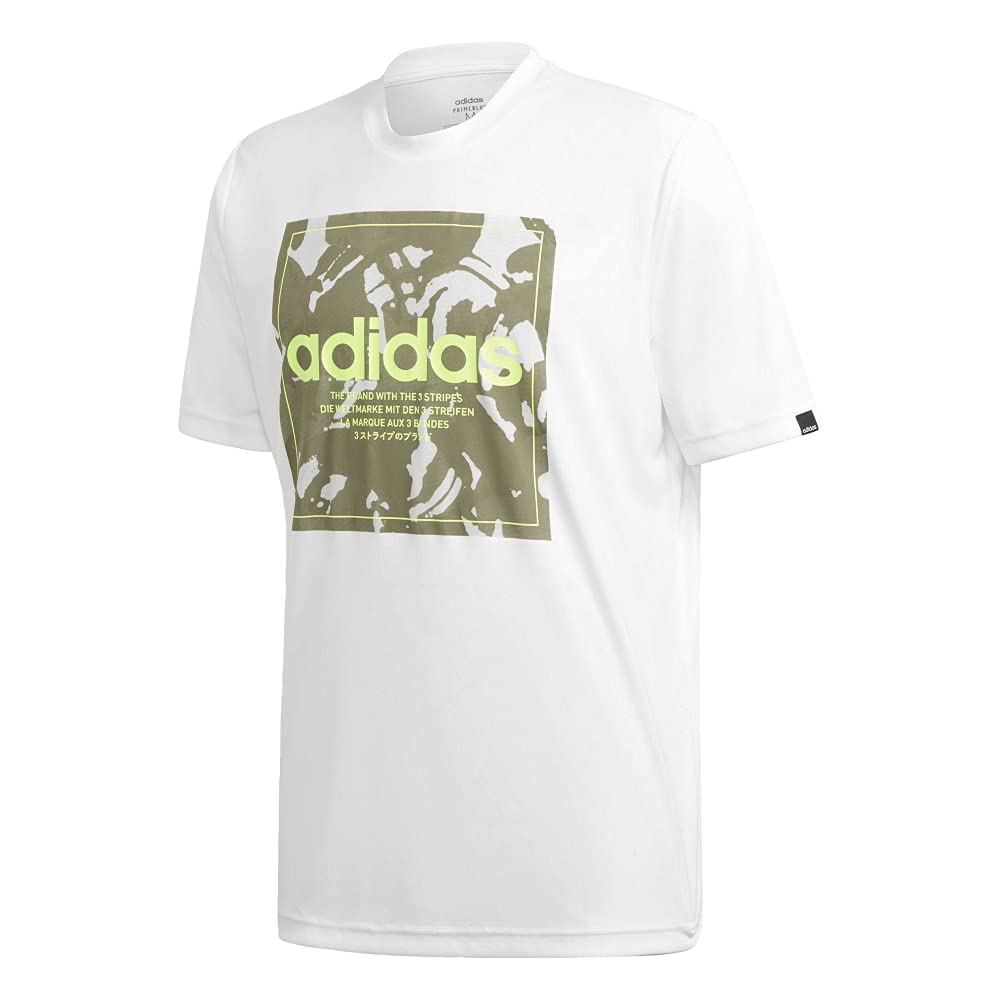Adidas Men's Camo Box Tee - Comfortable Cotton T-Shirt for Casual Wear, Street Style & Everyday Outfits