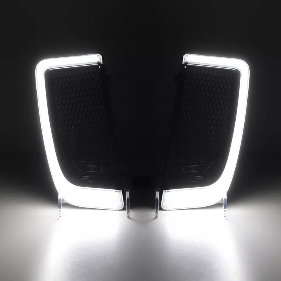 Eagle Lights SUNBURST Lower Fairing Grill LED Lights for Harley Davidson Motorcycles - Bright Custom Accent Lighting for Night Riding & Bike Shows