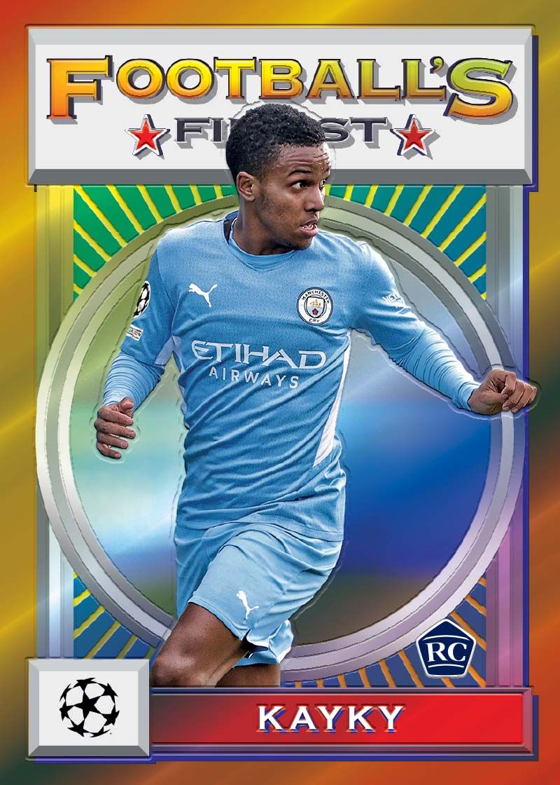 Topps Finest Flashbacks UEFA Champions League 21/22 Single Pack - Authentic Soccer Trading Cards for Collectors & Fans - Perfect for Sports Memorabilia Collections & Game Room Displays
