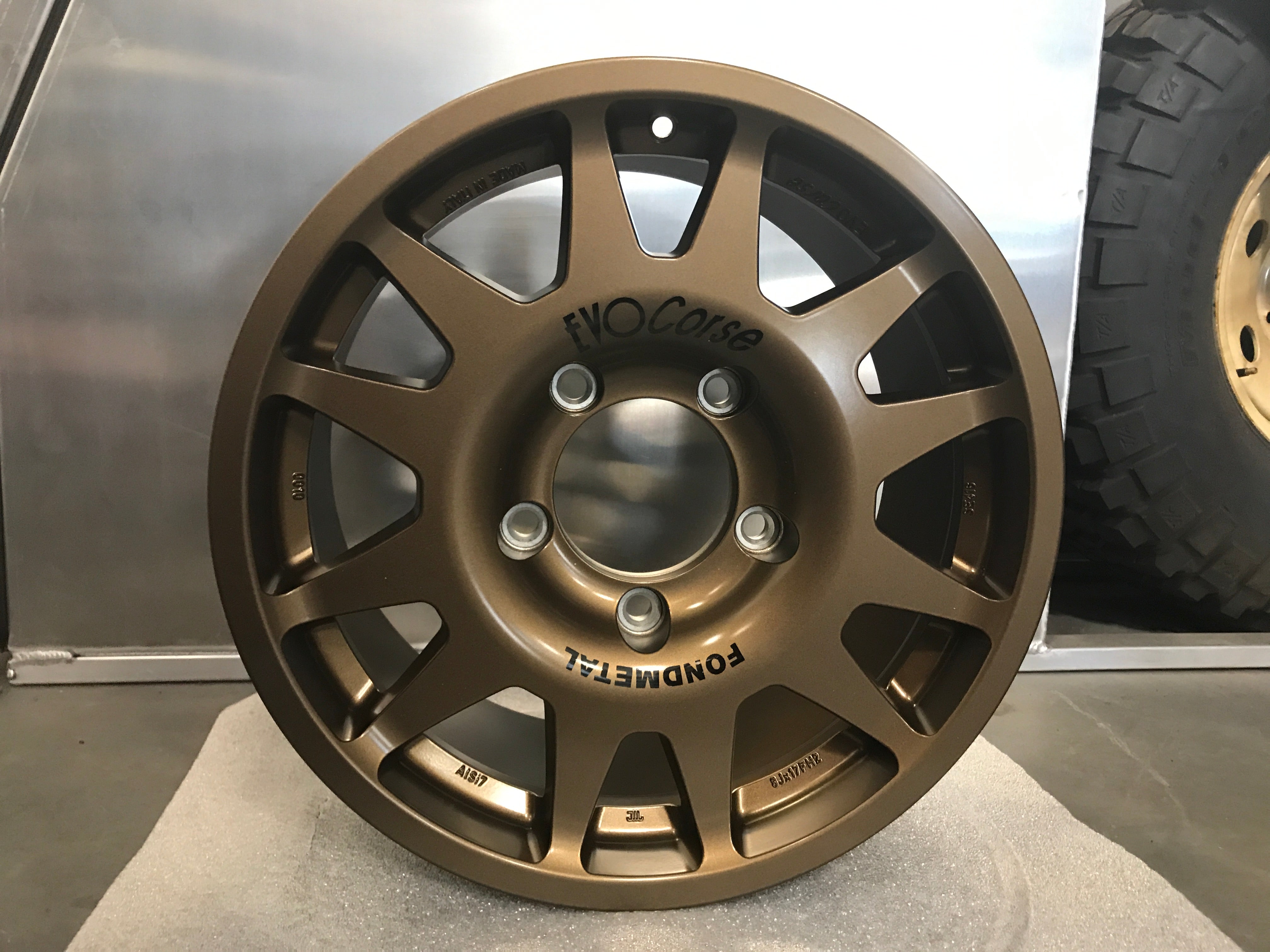 Evo Corse DakarZero 17x8 Wheels for Toyota Tundra & Land Cruiser 200 Series | 0 Offset | Off-Road & Adventure Ready