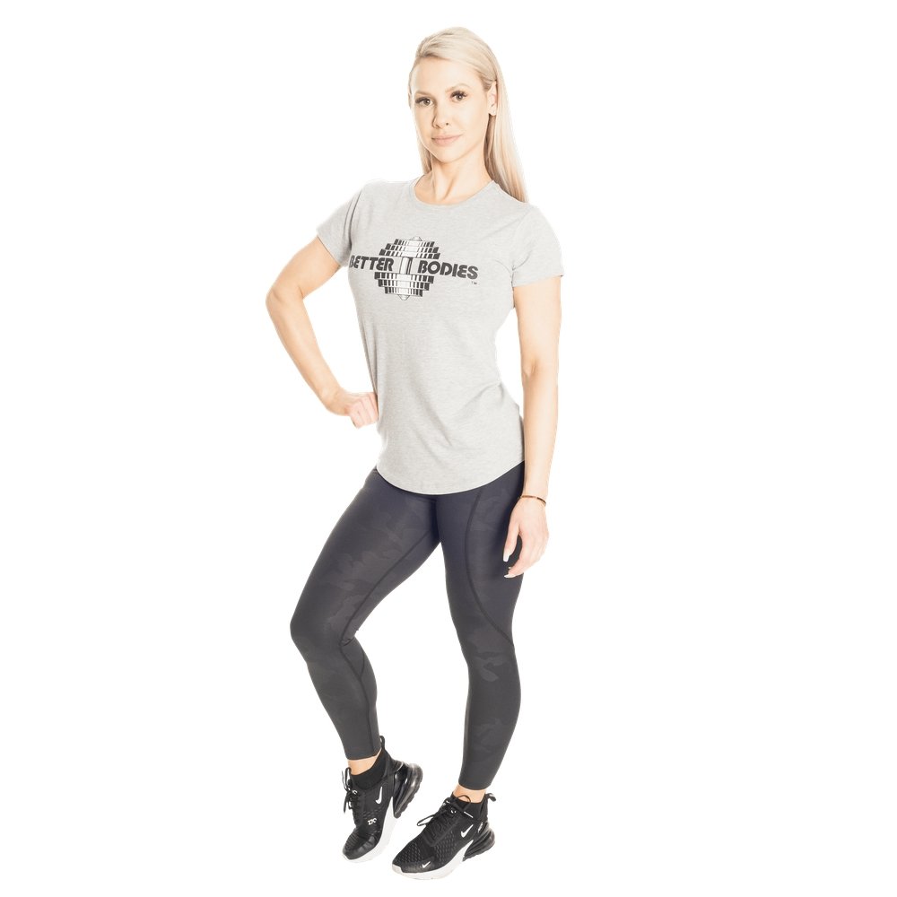Better Bodies Regular Fit T-Shirt for Men & Women | Light Grey Cotton Tee | Casual Wear, Gym, Lounge & Everyday Comfort