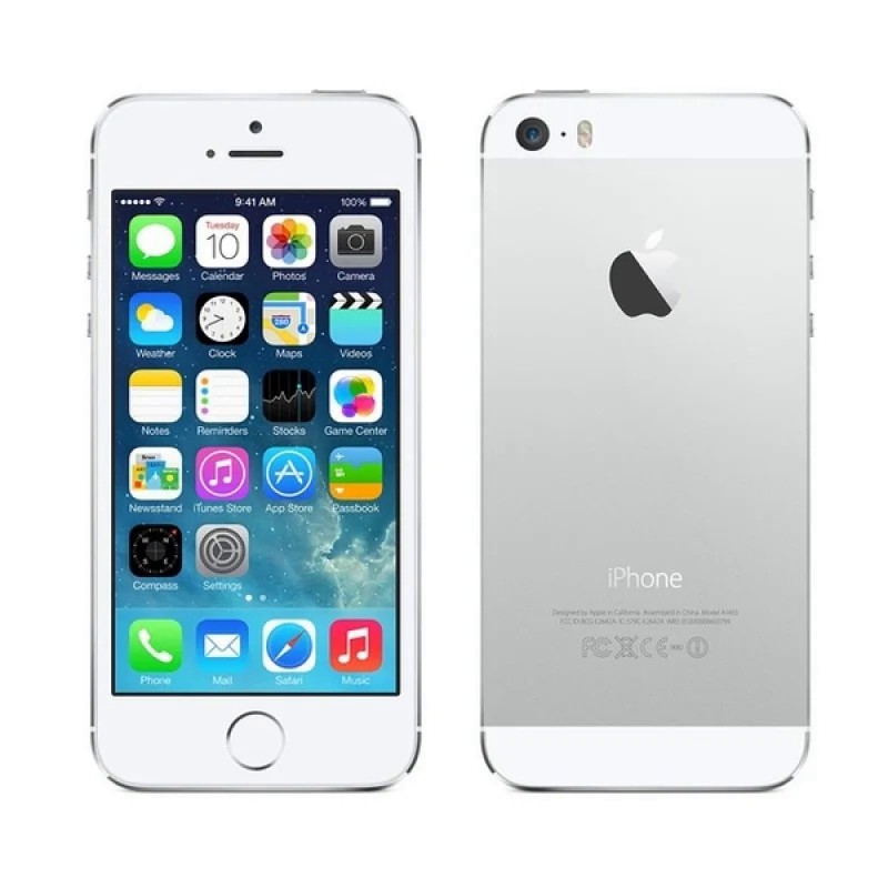 Apple iPhone 5S 16GB/32GB/64GB Unlocked Smartphone - Premium Refurbished, Gold/Silver/Space Gray (Renewed) - Perfect for Travel, Business & Everyday Use