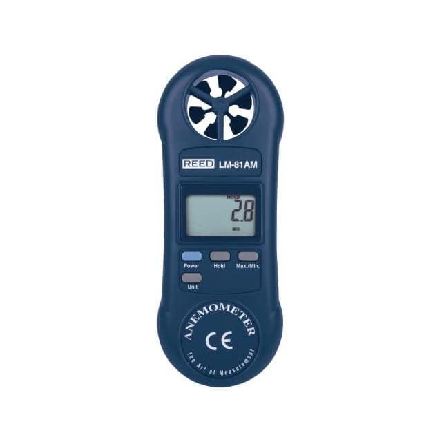 REED Instruments LM-81AM Digital Vane Anemometer - Accurate Wind Speed Meter for HVAC, Industrial & Outdoor Use - Perfect for Weather Monitoring, Ventilation Testing & Airflow Measurement