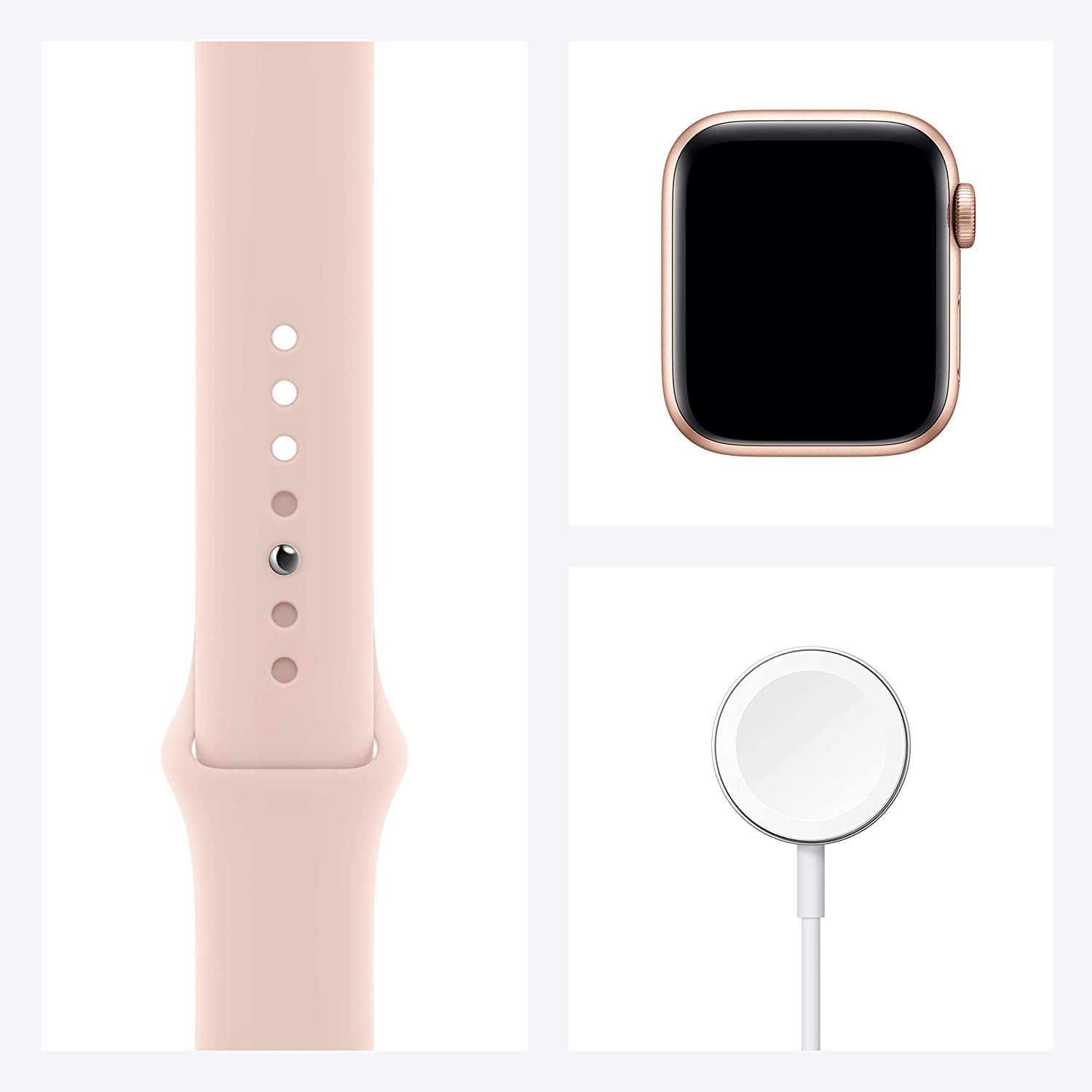 Apple Watch SE (GPS + Cellular, 40mm) - Gold Aluminum Case with Pink Sand Sport Band - Renewed Smartwatch for Fitness Tracking, Calls & Notifications | Perfect for Running, Swimming & Daily Wear