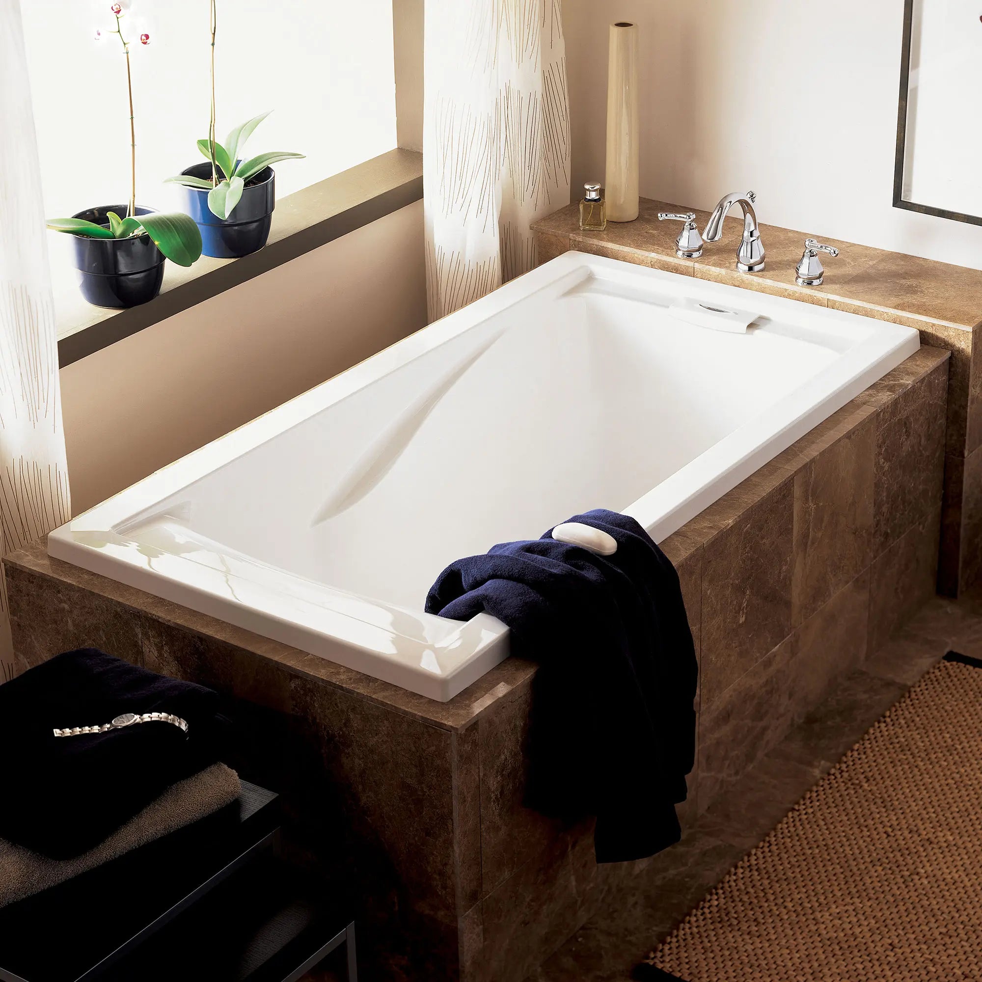 Evolution® 60 x 32 Inch Deep Soak® Drop-In Bathtub - Luxurious Freestanding Soaking Tub for Spa-Like Relaxation at Home
