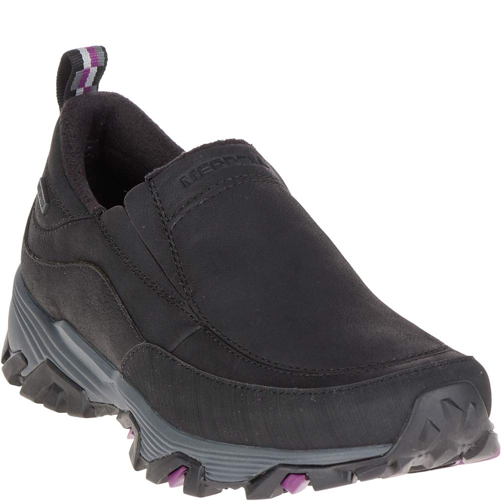 Merrell Women's Coldpack Ice+ Waterproof Moc Clog - Slip-Resistant Winter Shoes for Indoor & Outdoor Use, Perfect for Hiking, Camping, and Home Comfort