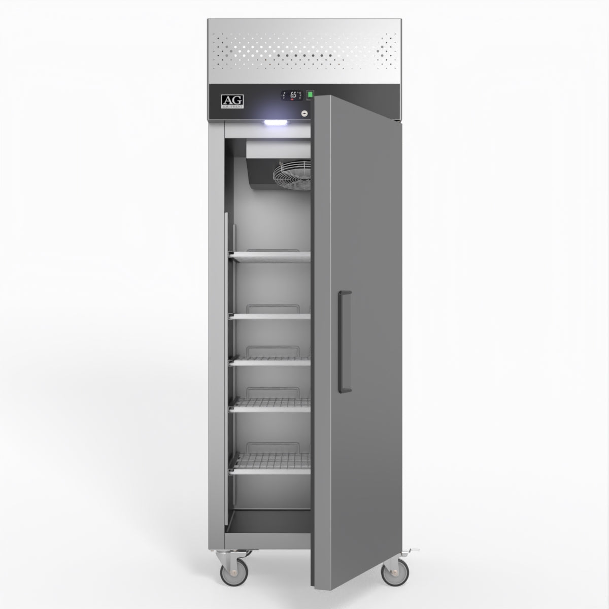 429L Stainless Steel Upright Single Door Refrigerator - Commercial Kitchen, Restaurant, Bar & Home Use