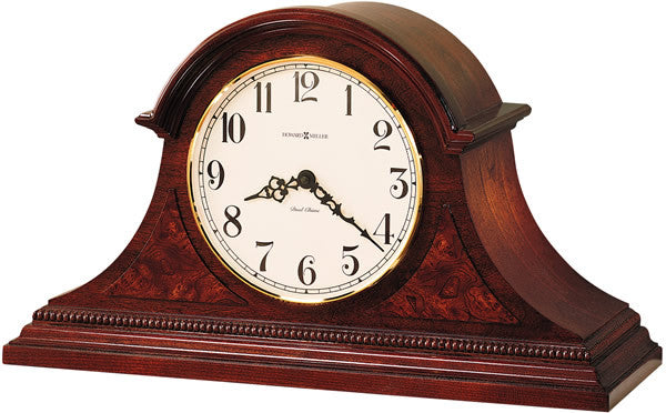 11H Fleetwood Mantel Clock Windsor Cherry - Elegant Wooden Wall Clock for Home & Office Decor | Perfect for Living Room, Bedroom, and Fireplace Mantel