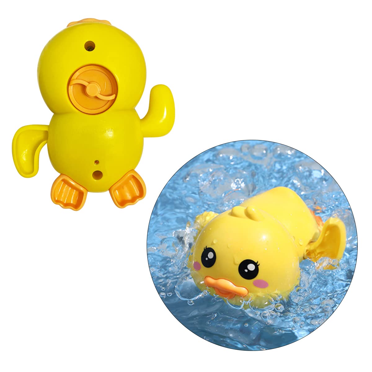 Jofan 4 Pack Wind Up Swimming Bath Toys - Floating Water Toys for Babies, Toddlers & Kids - Fun Bathtime & Pool Play - Perfect Christmas Stocking Stuffers & Gifts